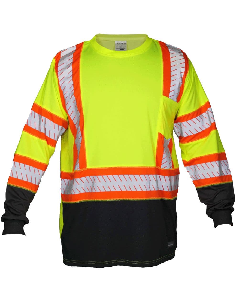 Kishigo Unisex DOT Class 3 Long Sleeve T-Shirt