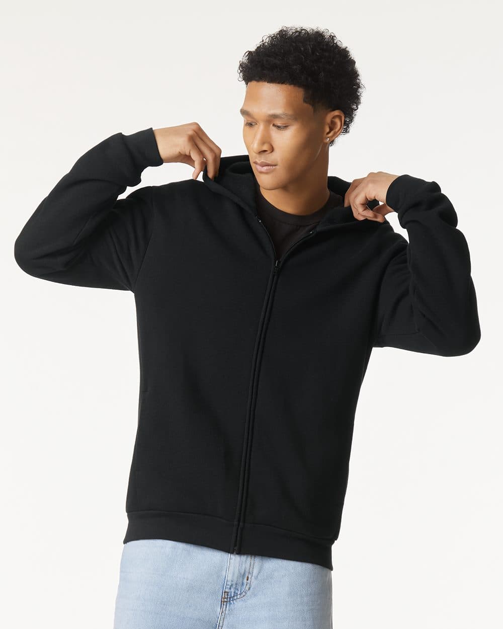 American Apparel Unisex ReFlex Fleece Full-Zip Hoodie Sweatshirt