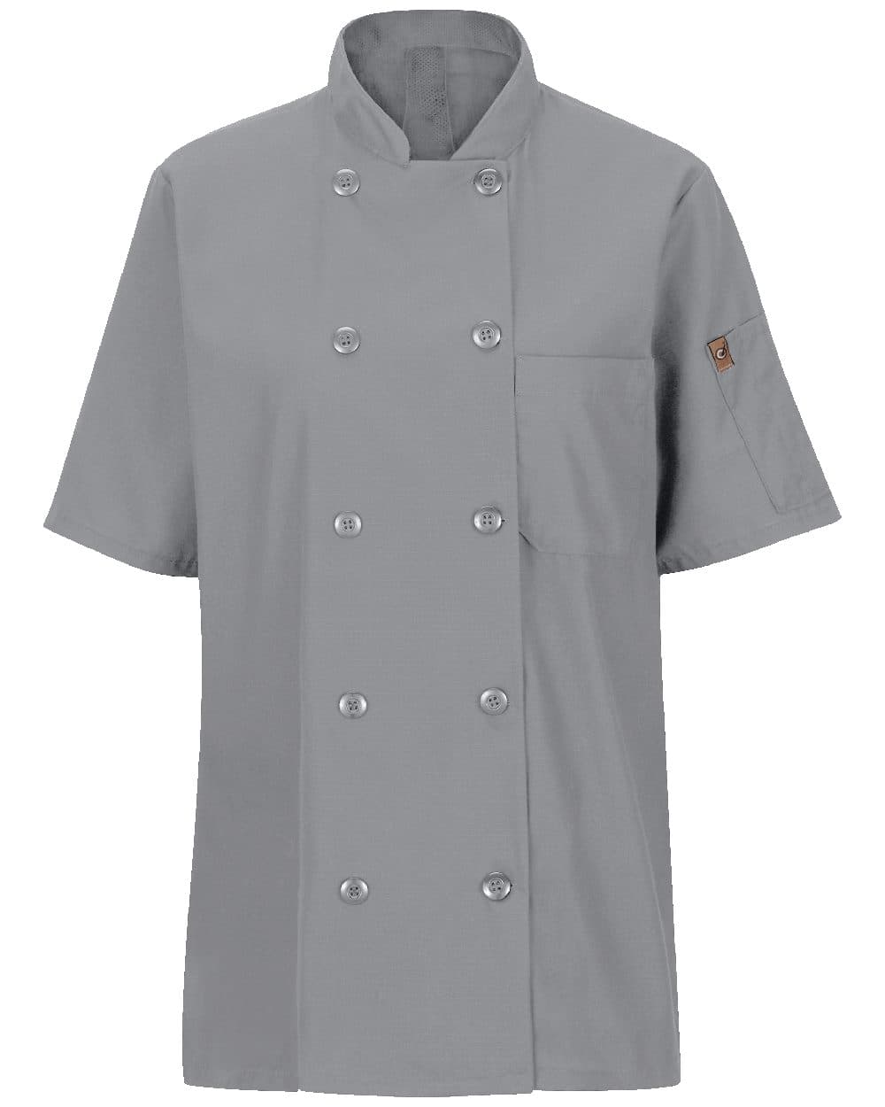 Chef Designs Women's Mimix™ Short Sleeve Chef Coat with OilBlok
