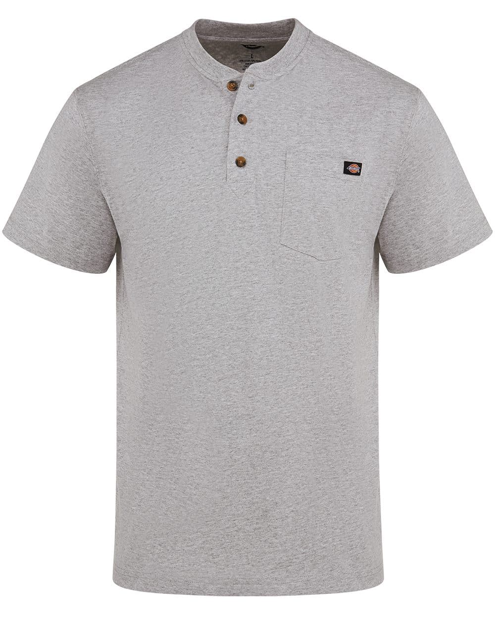 Dickies Men's Heavyweight Traditional Short Sleeve Henley