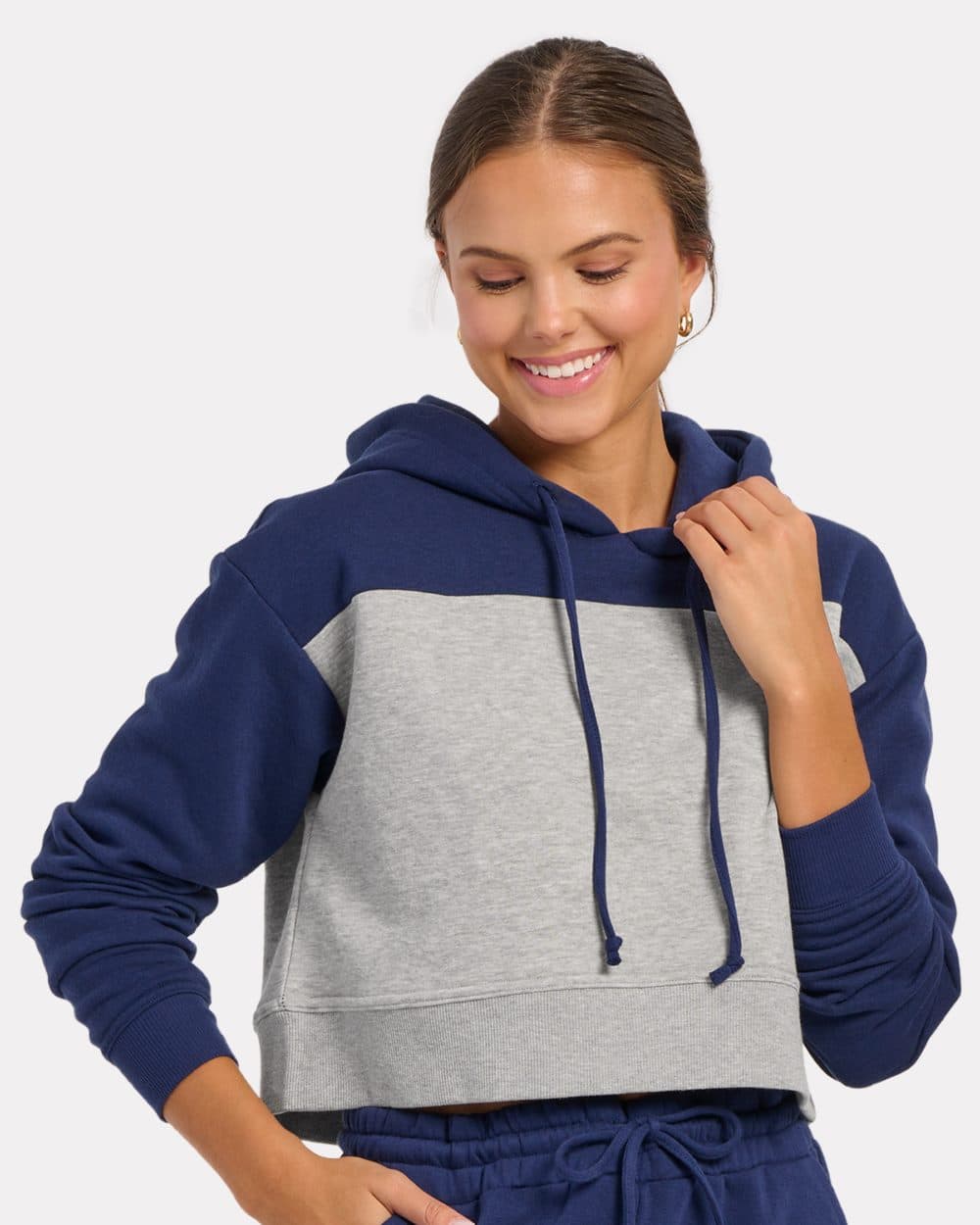 Boxercraft Women's Cropped Fleece Hooded Sweatshirt