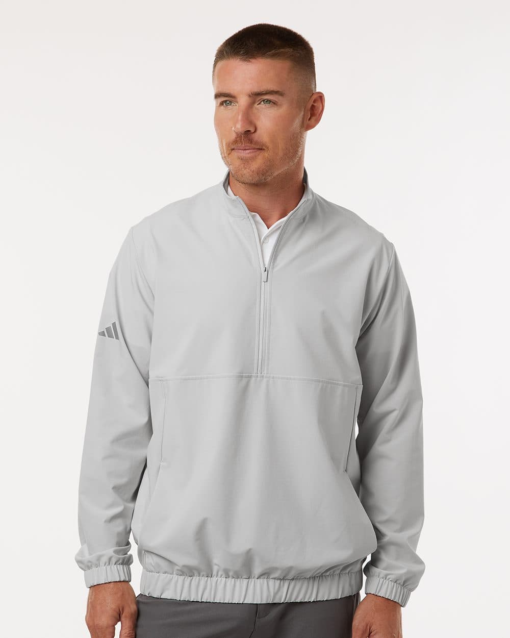 Adidas Men's Stretch Woven Half-Zip Pullover