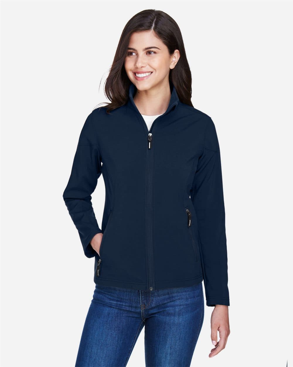 CORE365 Women's Cruise Two-Layer Fleece Bonded Soft Shell Jacket