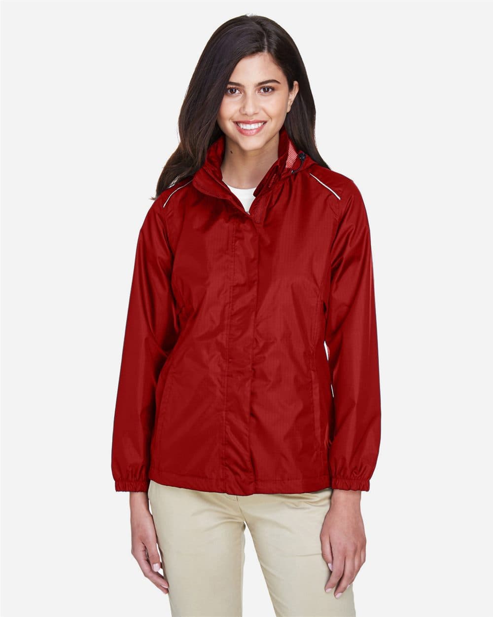 CORE365 Women's Climate Seam-Sealed Lightweight Variegated Ripstop Jacket
