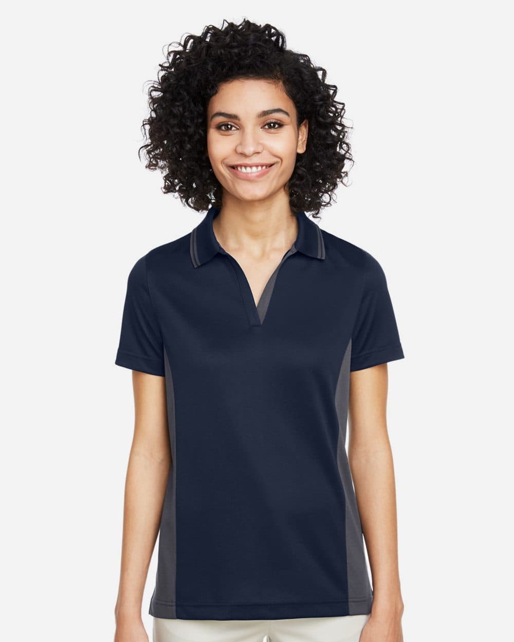 Harriton Women's Flash Snag Protection Plus IL Colorblock Polo