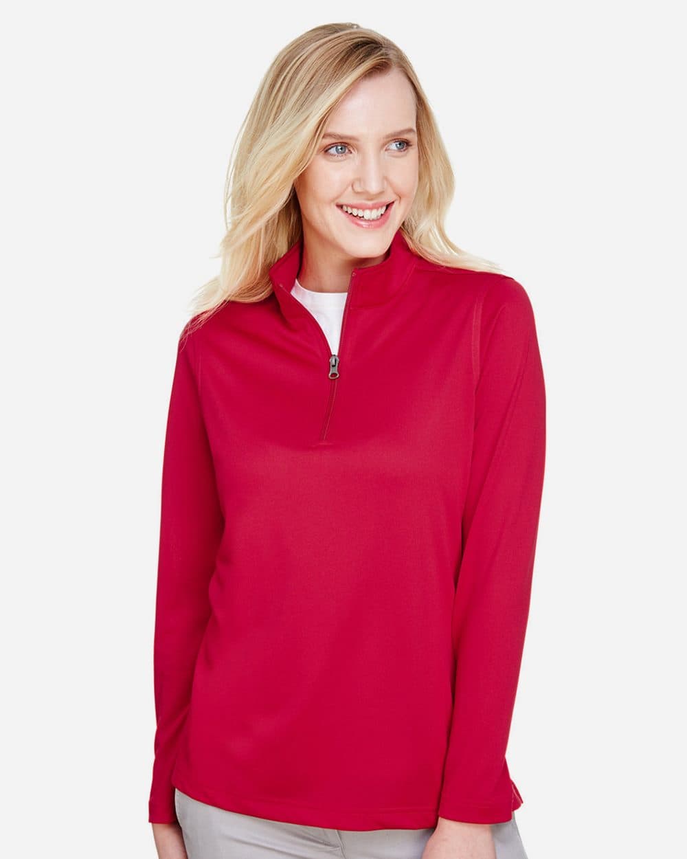 Harriton Women's Advantage Snag Protection Plus Quarter-Zip Pullover