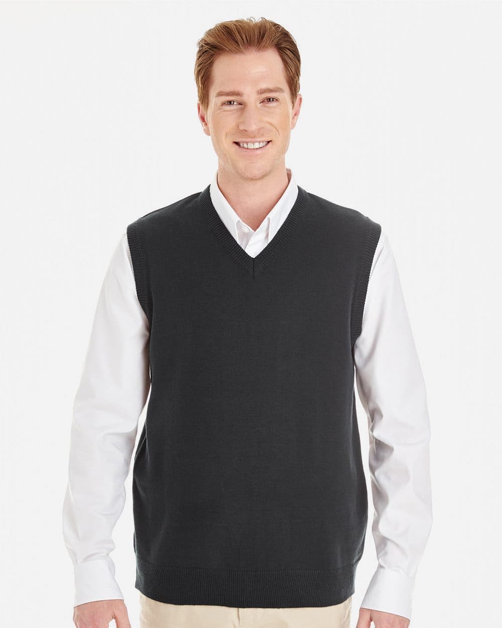 Harriton Men's Pilbloc™ V-Neck Sweater Vest
