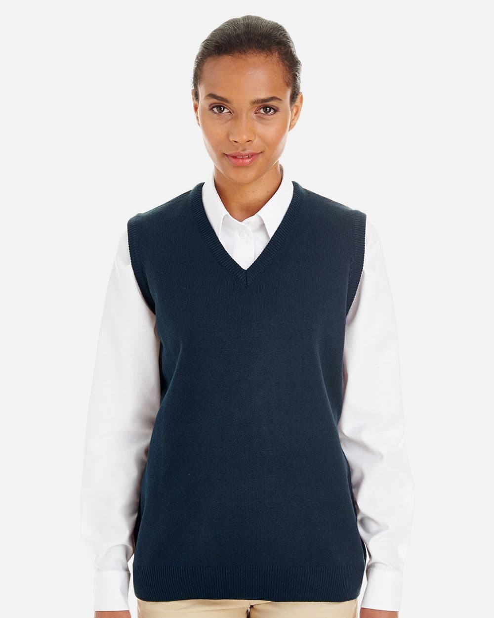 Harriton Women's Pilbloc™ V-Neck Sweater Vest