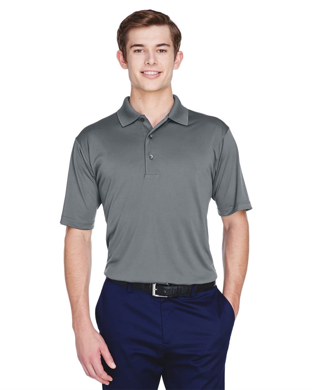 UltraClub Men's Cool & Dry 8-Star Elite Performance Interlock Polo