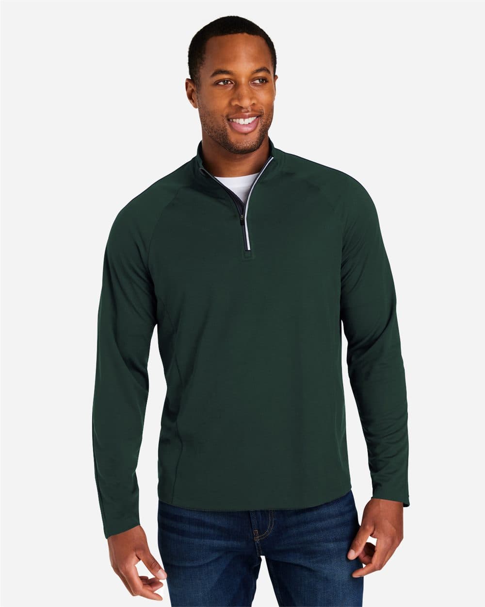 CORE365 Men's Origin Performance Pique Quarter-Zip Pullover