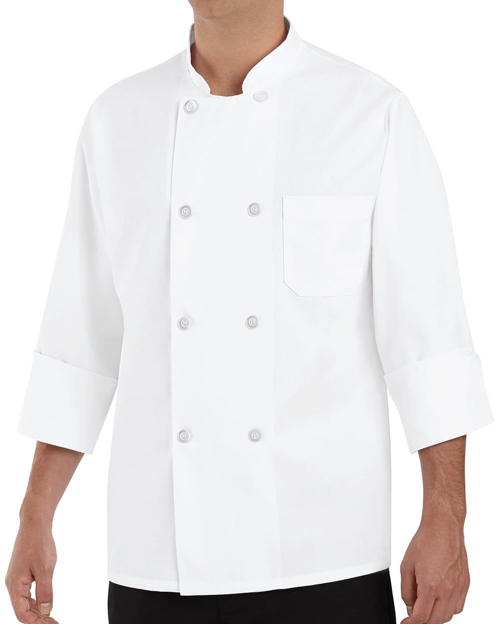 Chef Designs Eight Pearl Button Chef Coat