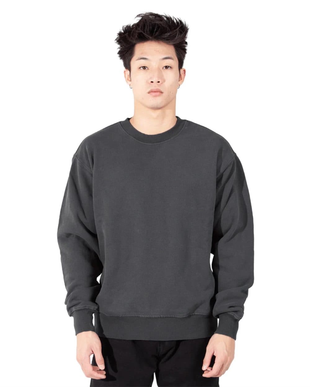 Shaka Wear Unisex Los Angeles Garment-Dyed Crewneck Sweatshirt