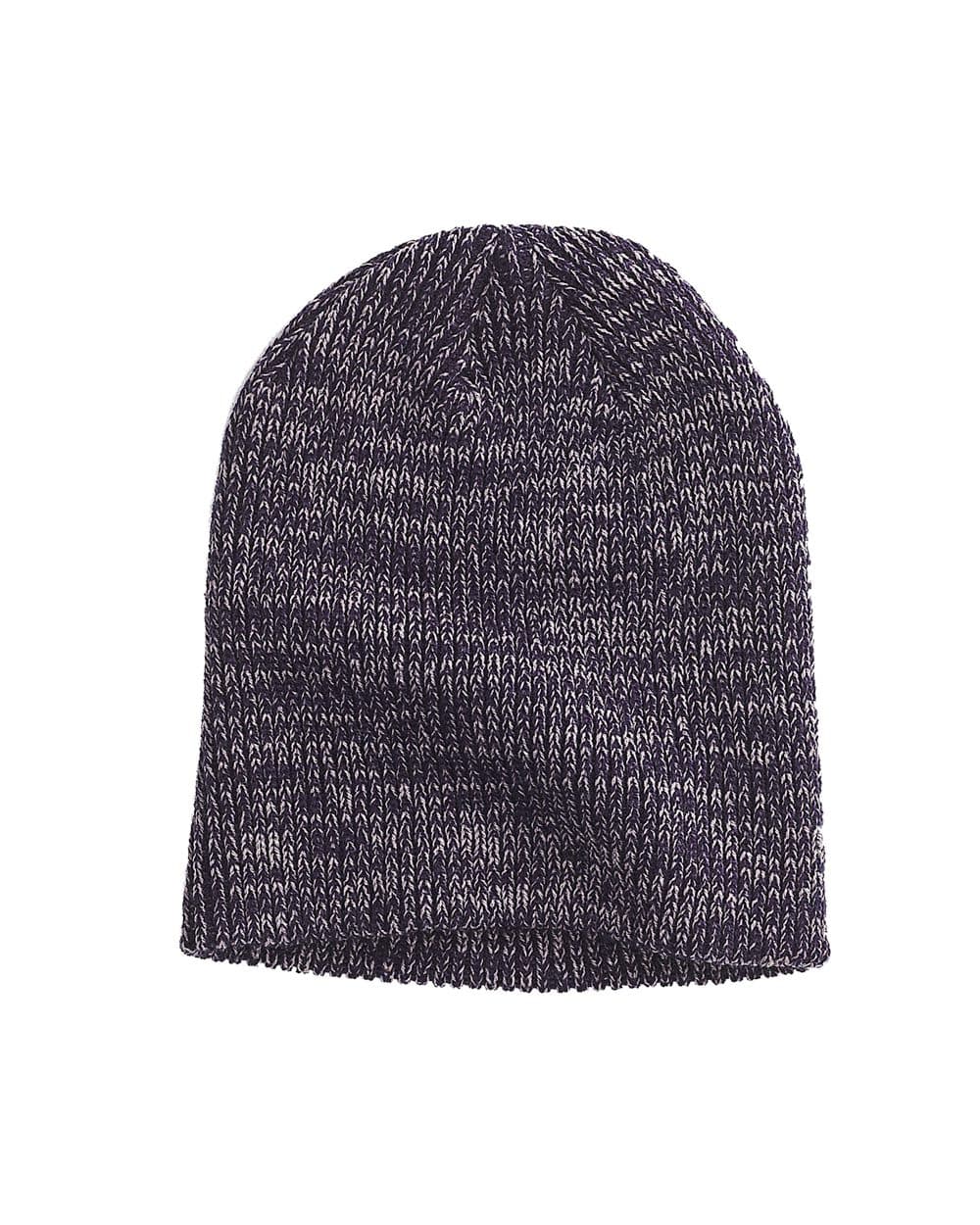 Big Accessories Ribbed Marled Beanie