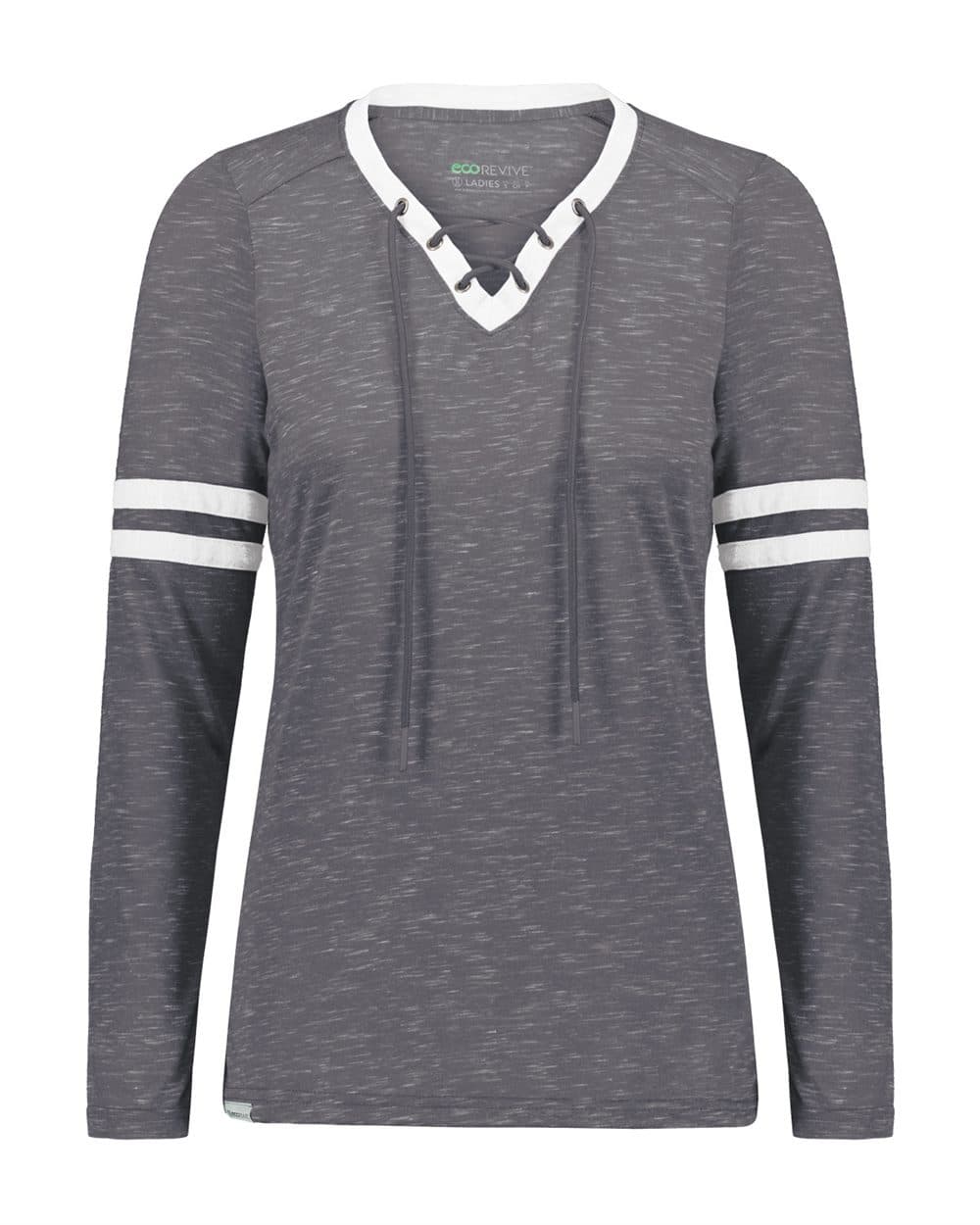 Holloway Women's Eco Revive™ Monterey Long Sleeve V-Neck T-Shirt