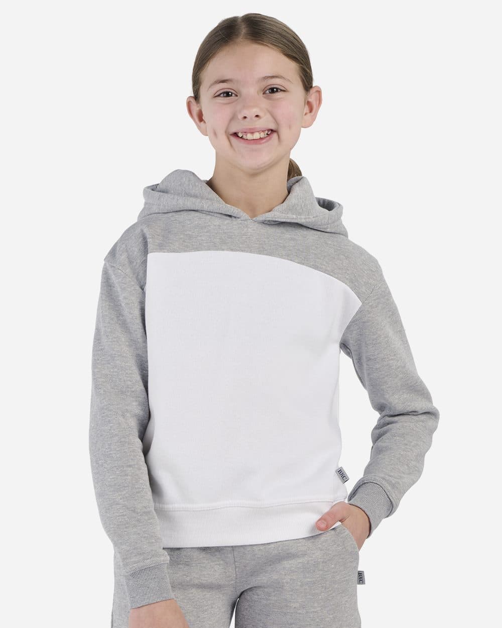 Boxercraft Youth Colorblocked Hooded Sweatshirt