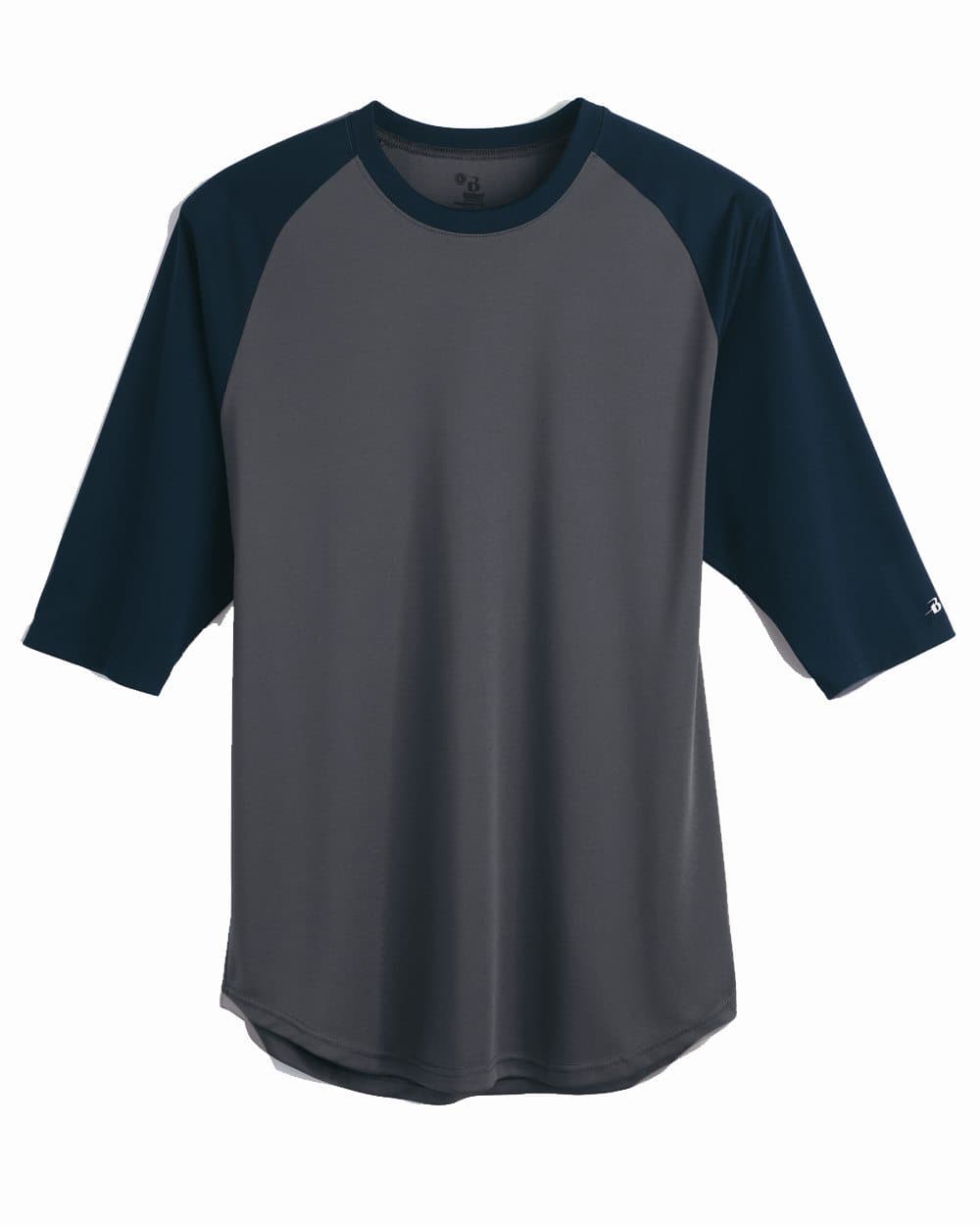 Badger Men's B-Core Three-Quarter Sleeve Baseball T-Shirt
