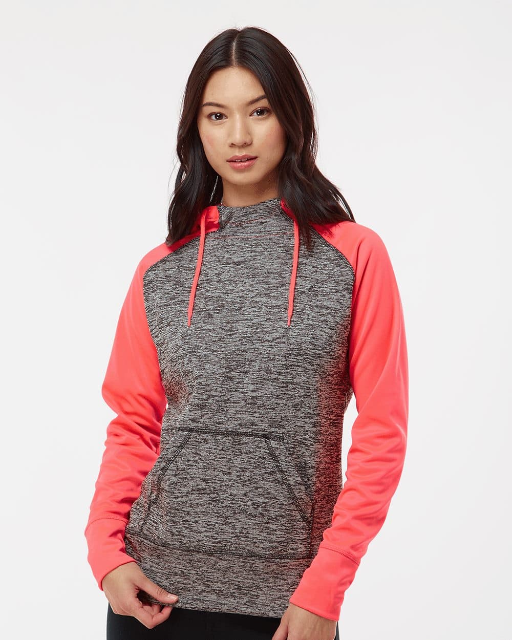 J. America Women’s Colorblocked Cosmic Fleece Hooded Sweatshirt