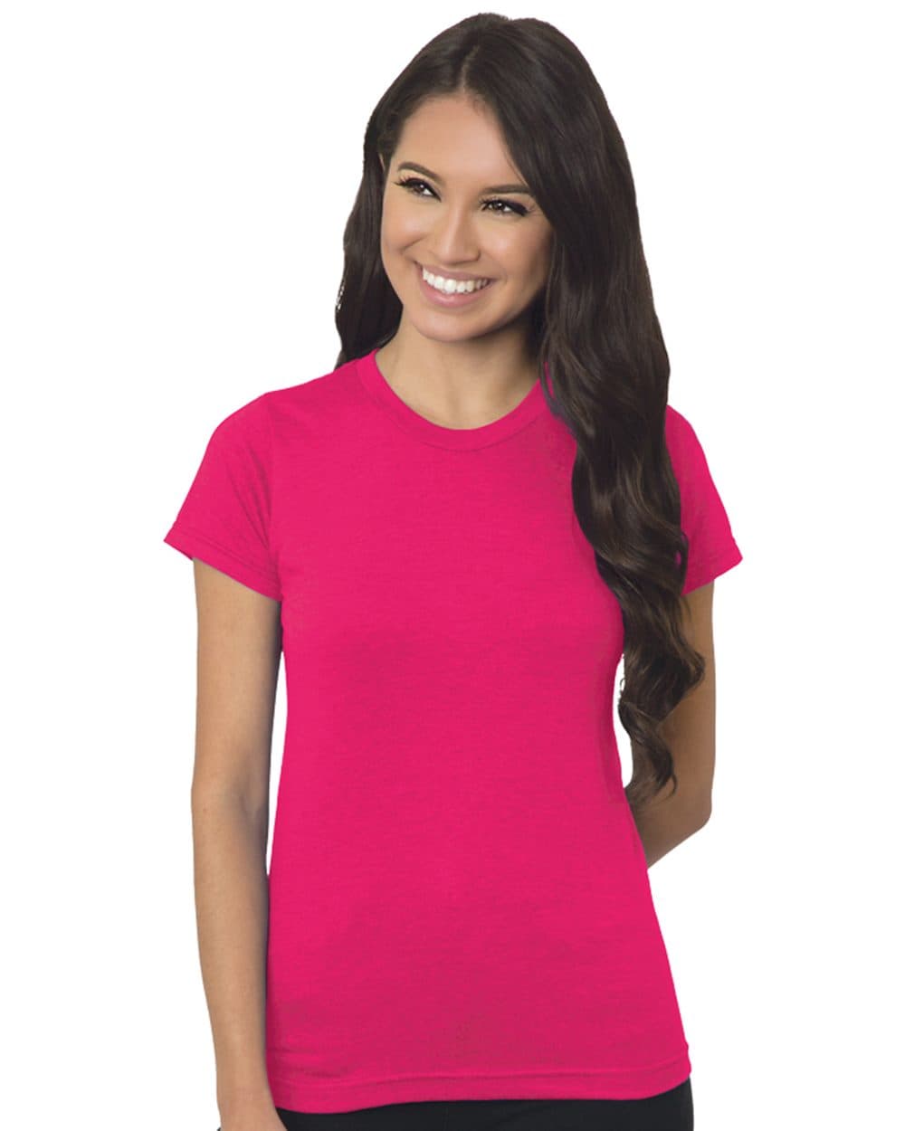 Bayside Women's USA-Made Fine Jersey T-Shirt