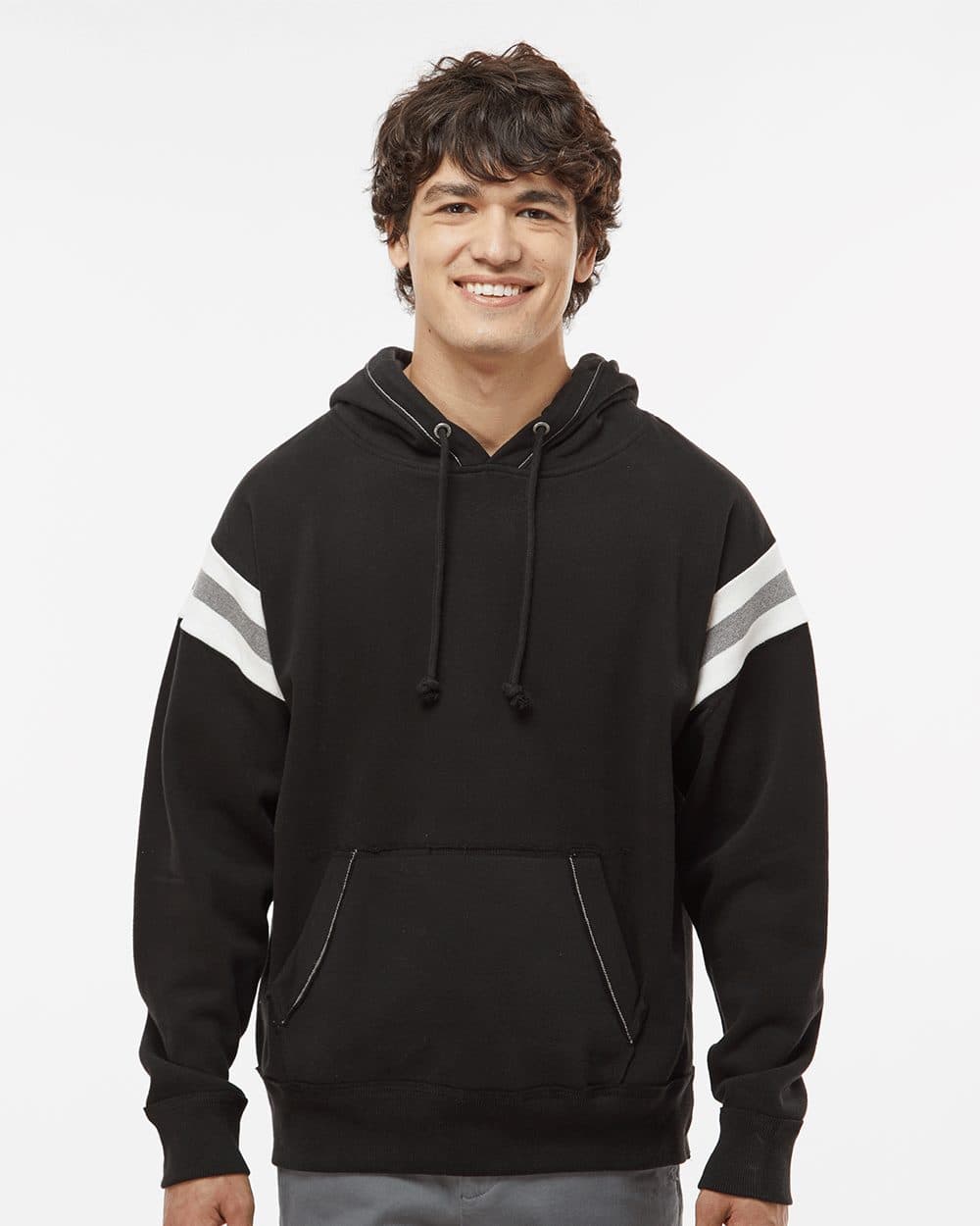 J. America Men's Vintage Athletic Hooded Sweatshirt