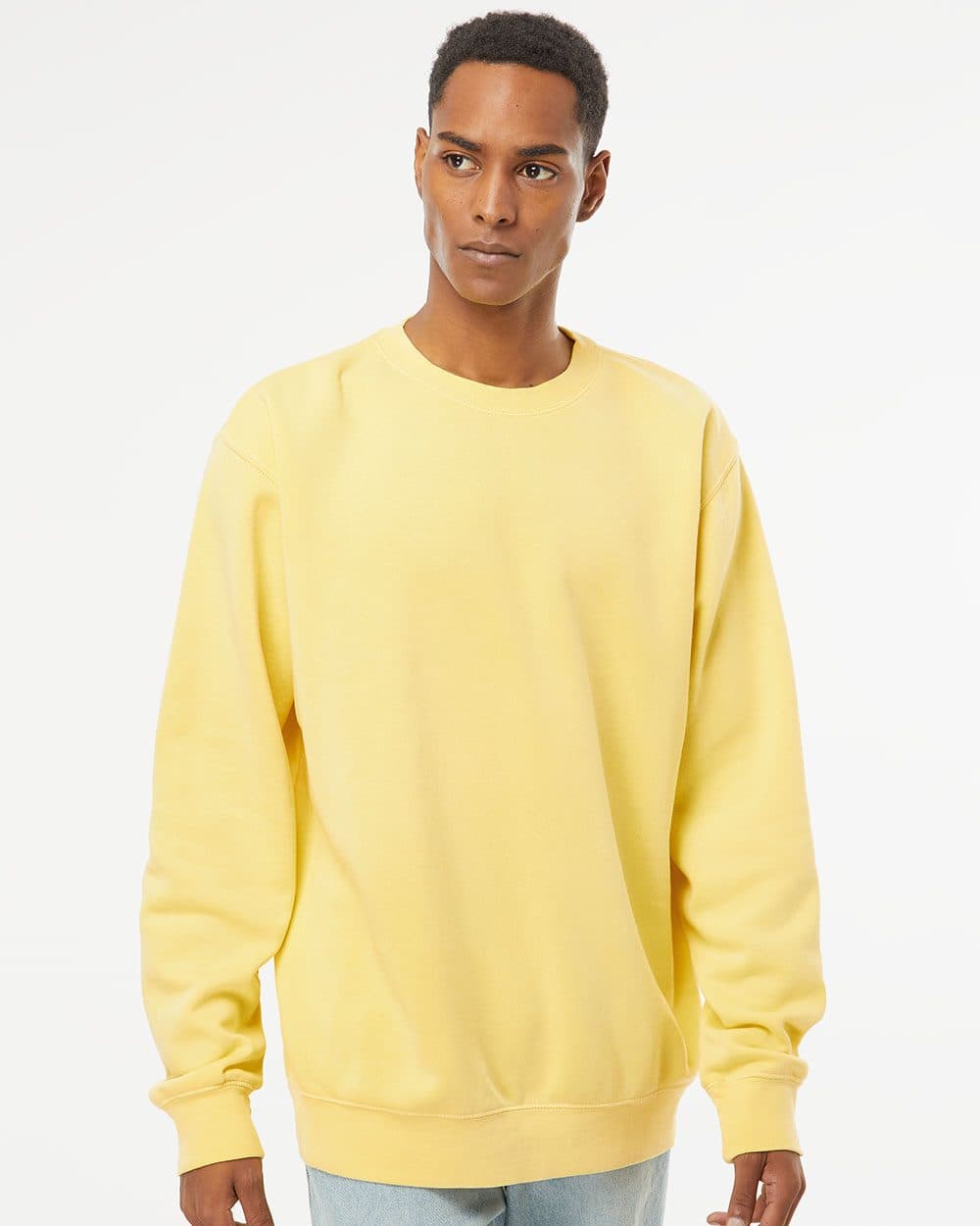 Independent Trading Co. Unisex Midweight Pigment-Dyed Crewneck Sweatshirt