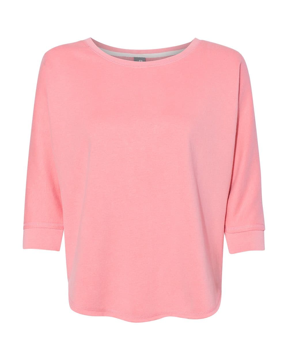 J. America Women's Lounge Fleece Dolman Crewneck Sweatshirt