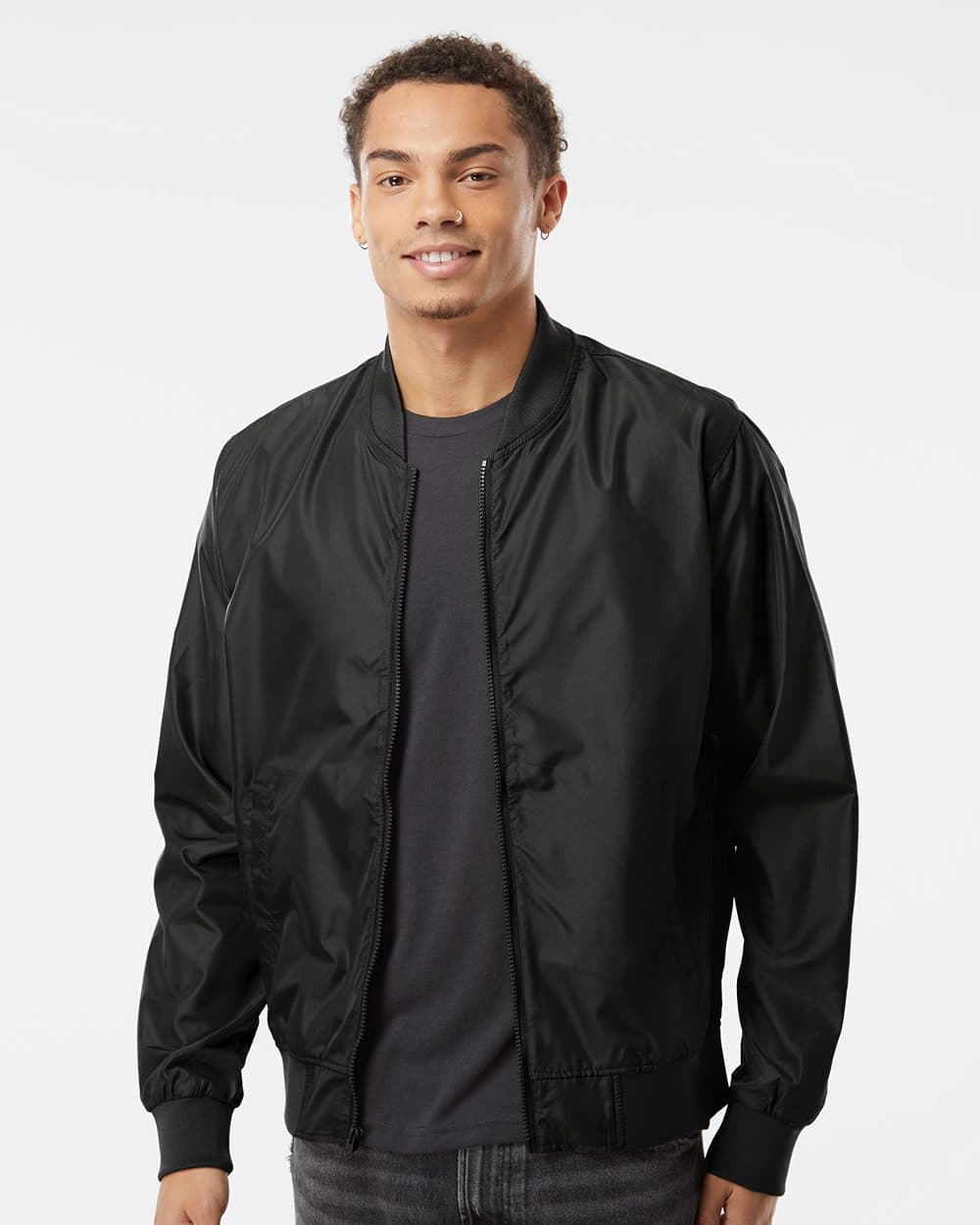 Independent Trading Co. Unisex Lightweight Bomber Jacket