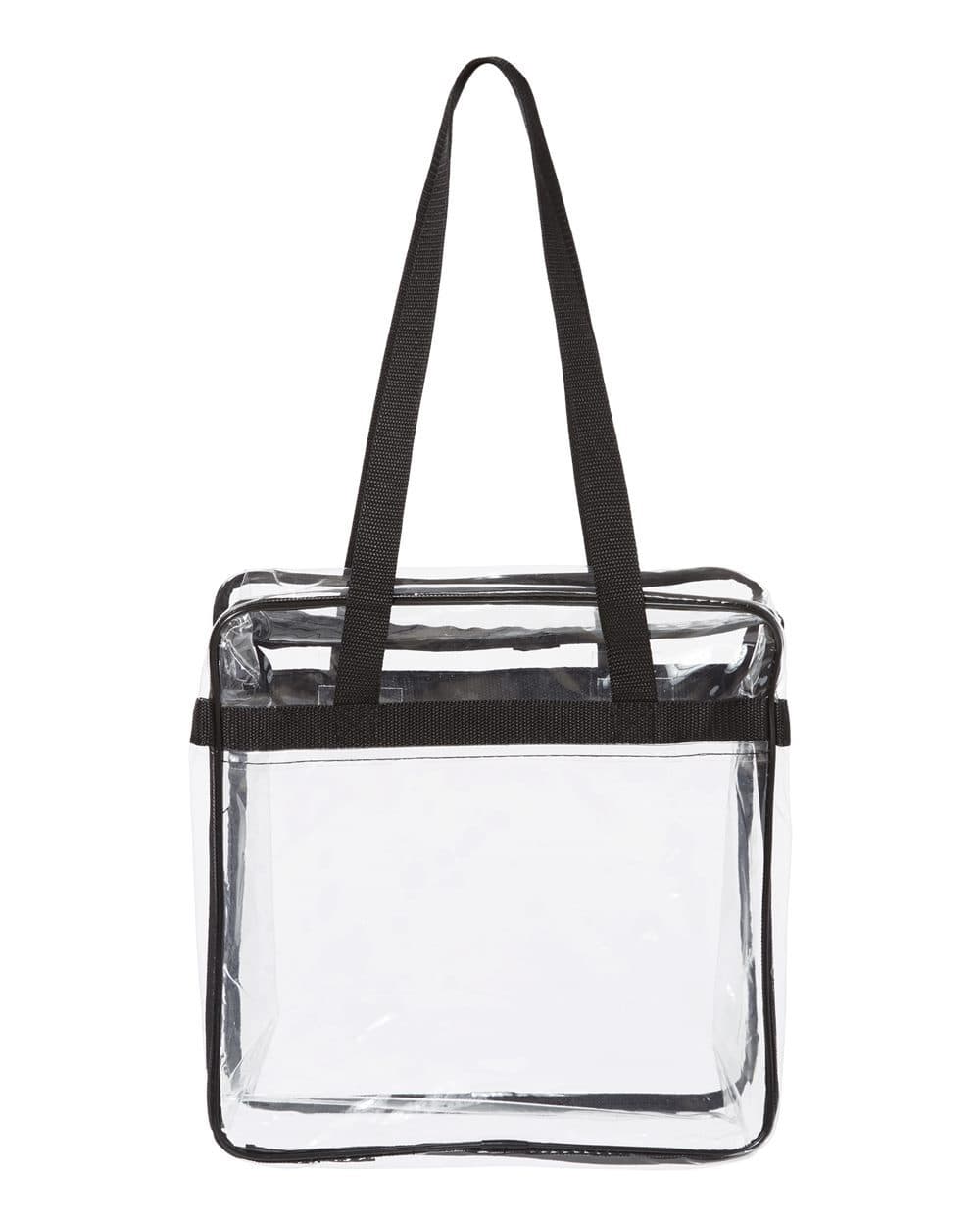 OAD OAD Clear Tote with Zippered Top