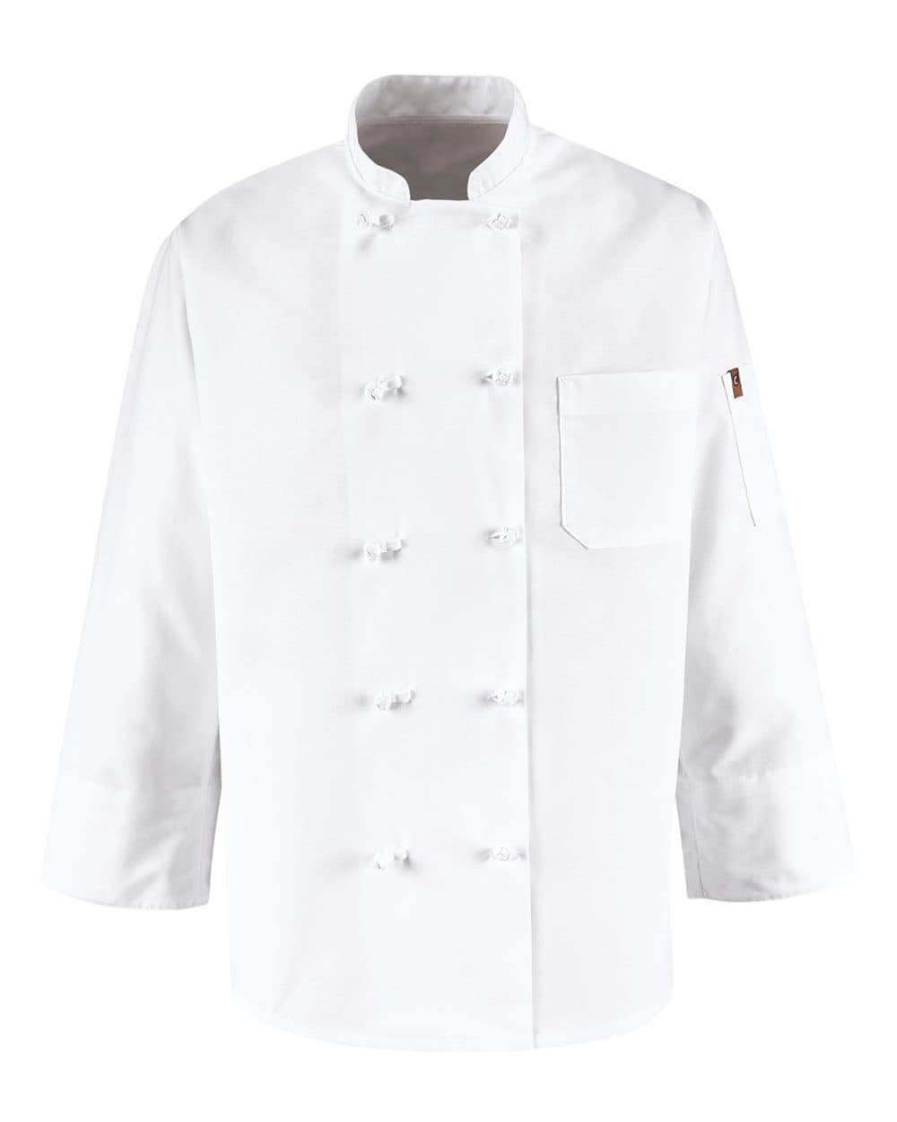 Chef Designs Ten Knot Button Chef Coat