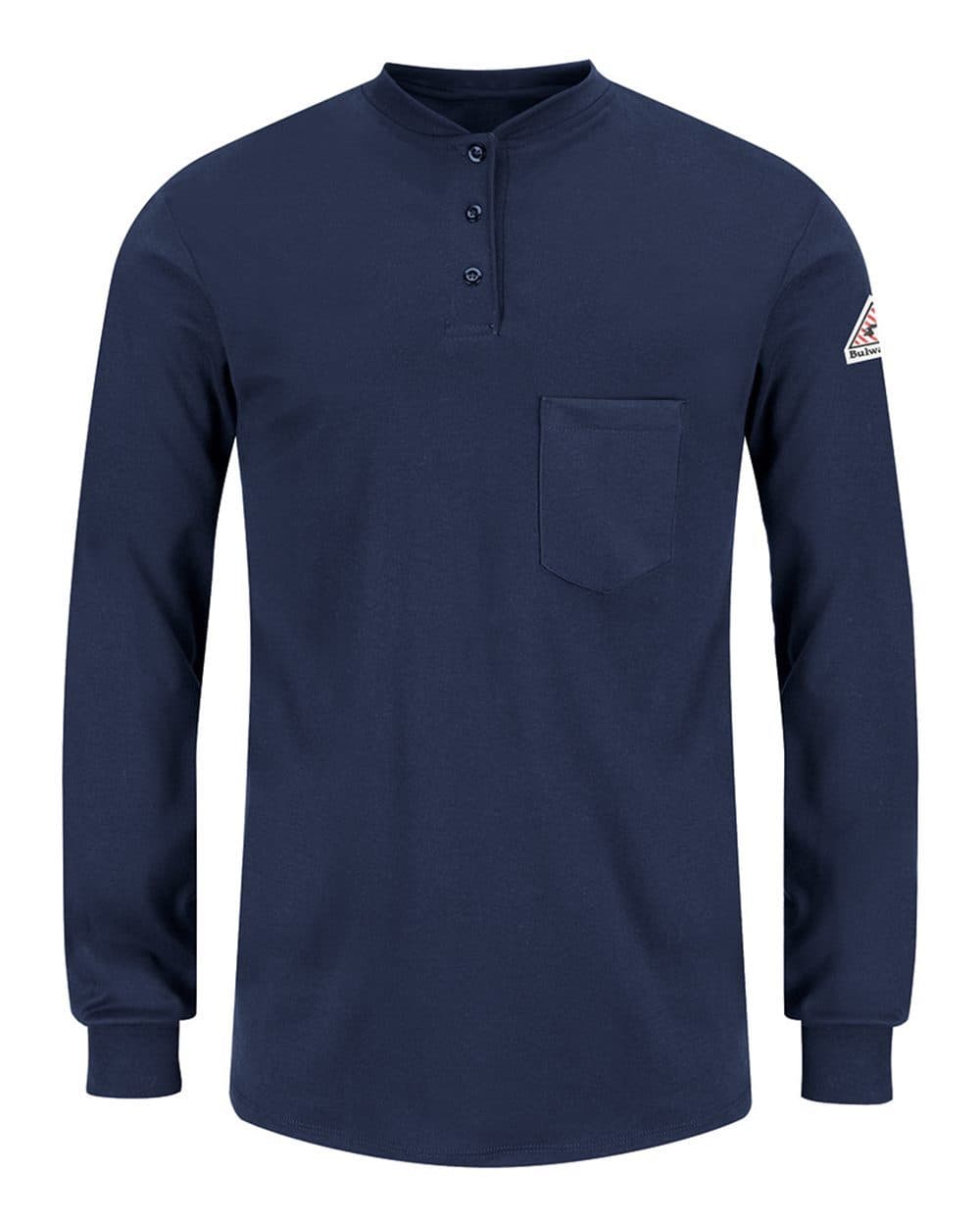 Bulwark Women's Long Sleeve Tagless Henley Shirt