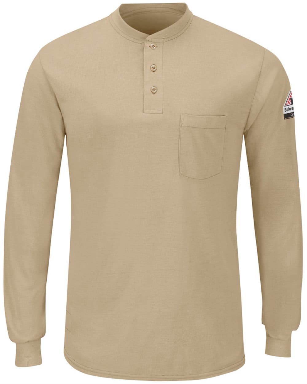 Bulwark Men's Tall Long Sleeve Henley