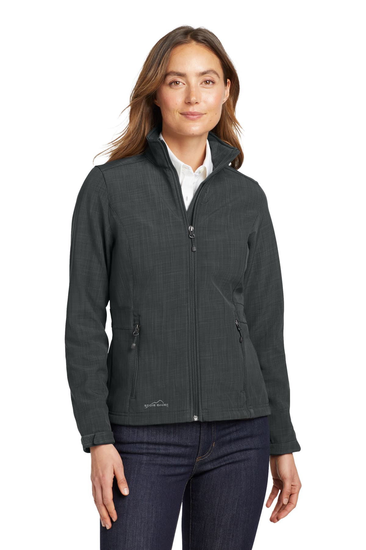 Eddie Bauer ® Women's Shaded Crosshatch Soft Shell Jacket. EB533 thumbnail 6