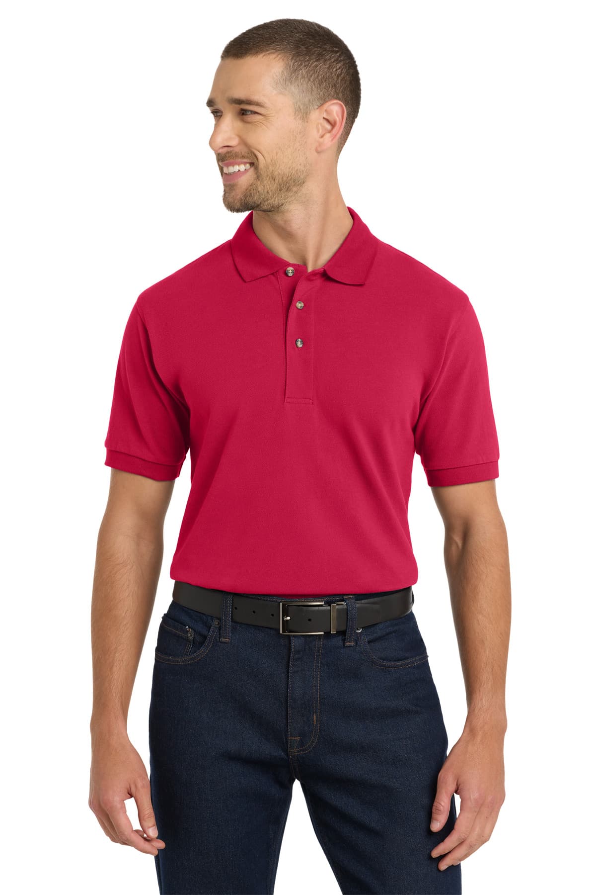 Port Authority ® Heavyweight Cotton Pique Polo. K420 thumbnail 4