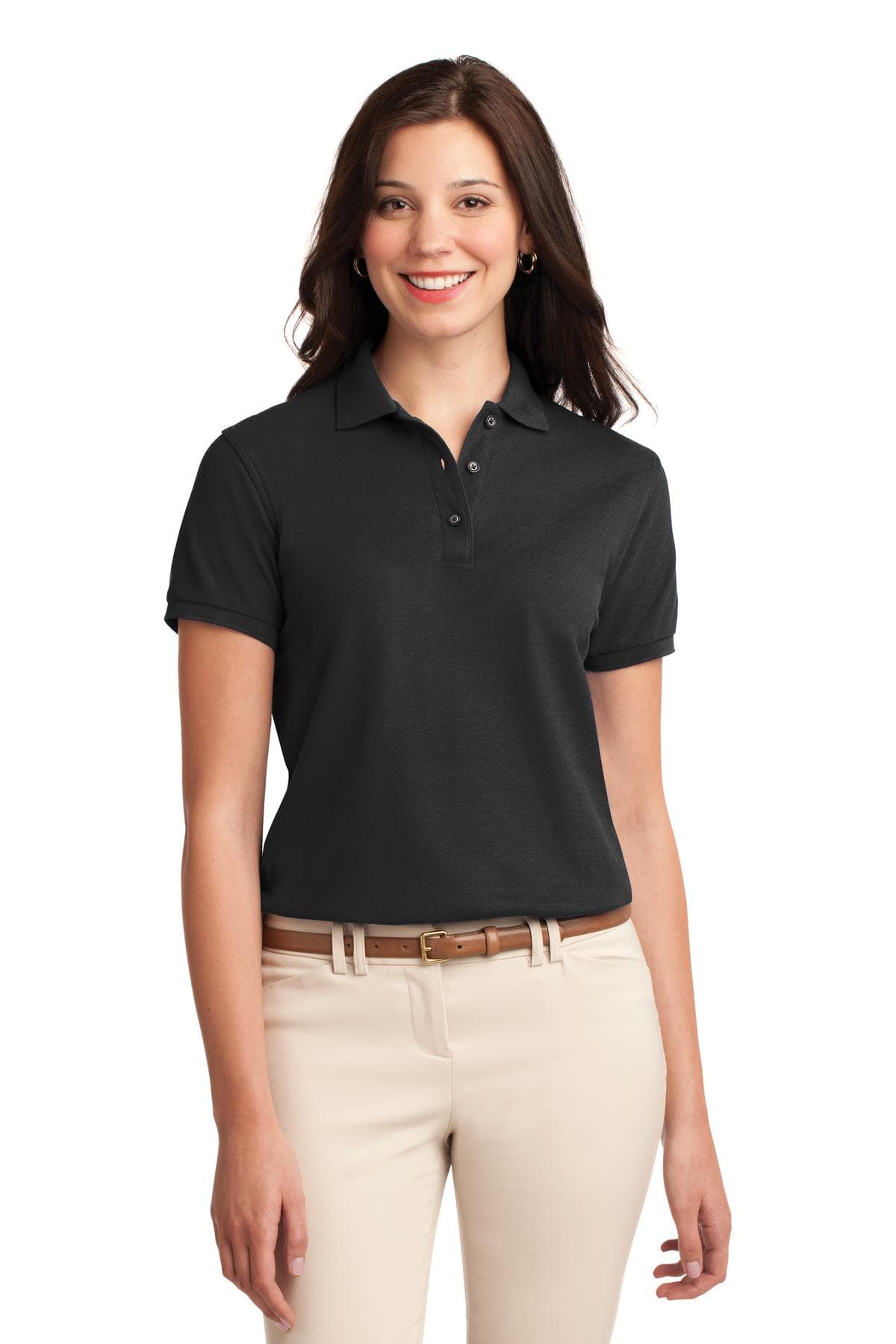 Port Authority ® Women's Silk Touch™ Polo. L500 thumbnail 4