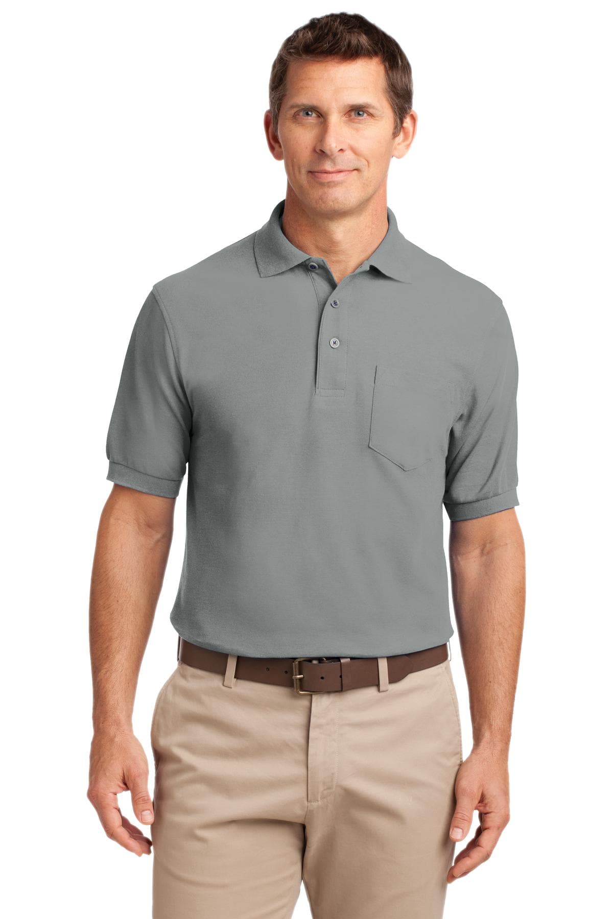 Port Authority ® Tall Silk Touch™ Polo with Pocket. TLK500P thumbnail 7