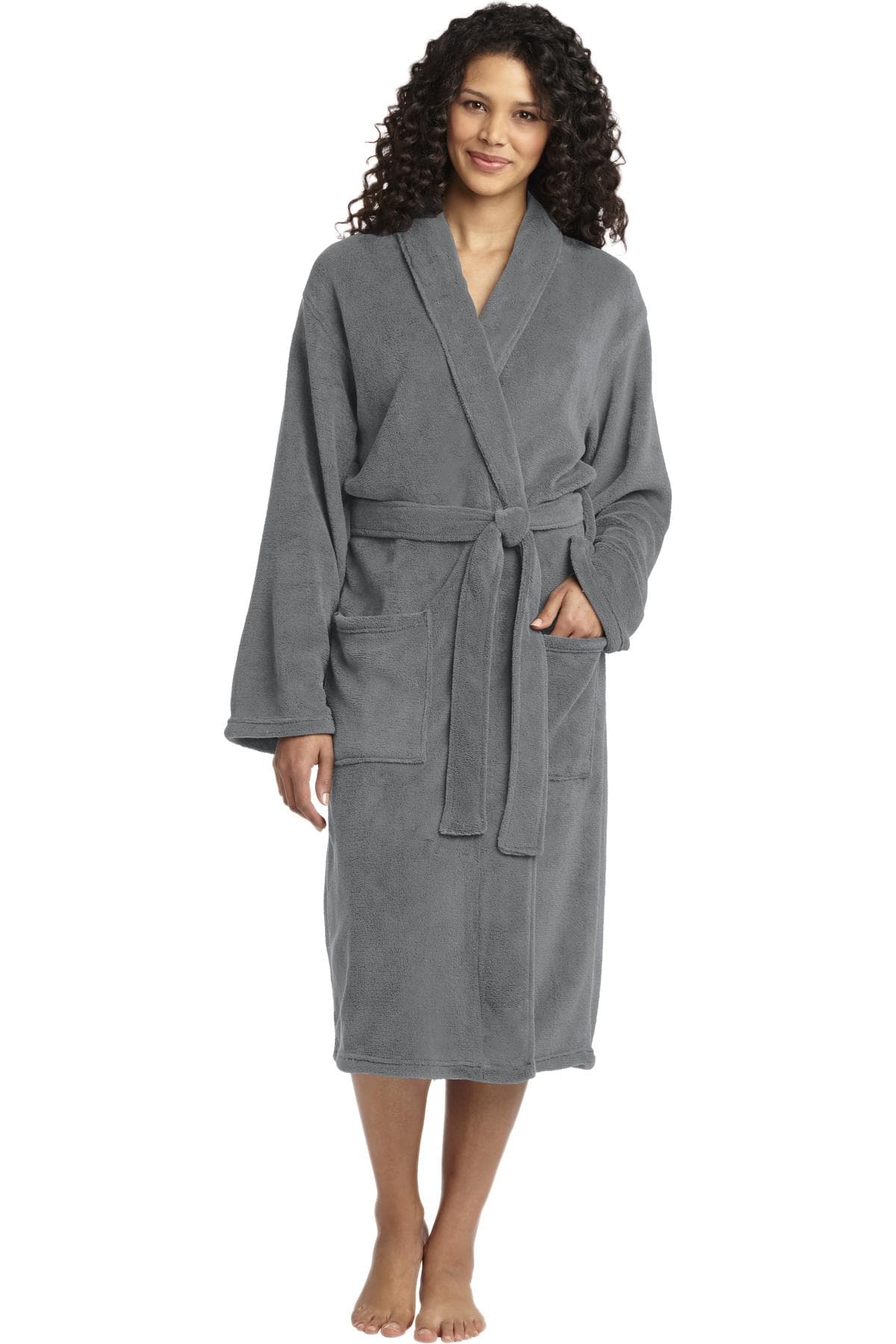 Port Authority ® Plush Microfleece Shawl Collar Robe. R102 thumbnail 7