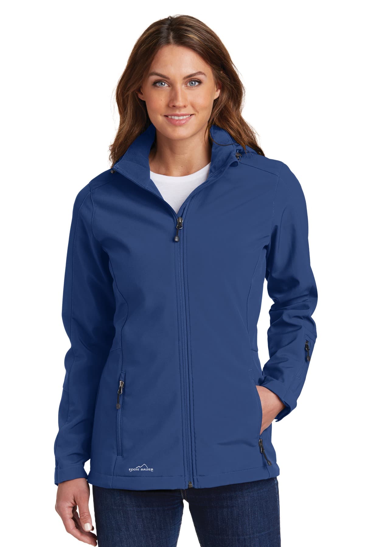 Eddie Bauer ® Women's Hooded Soft Shell Parka. EB537 thumbnail 6