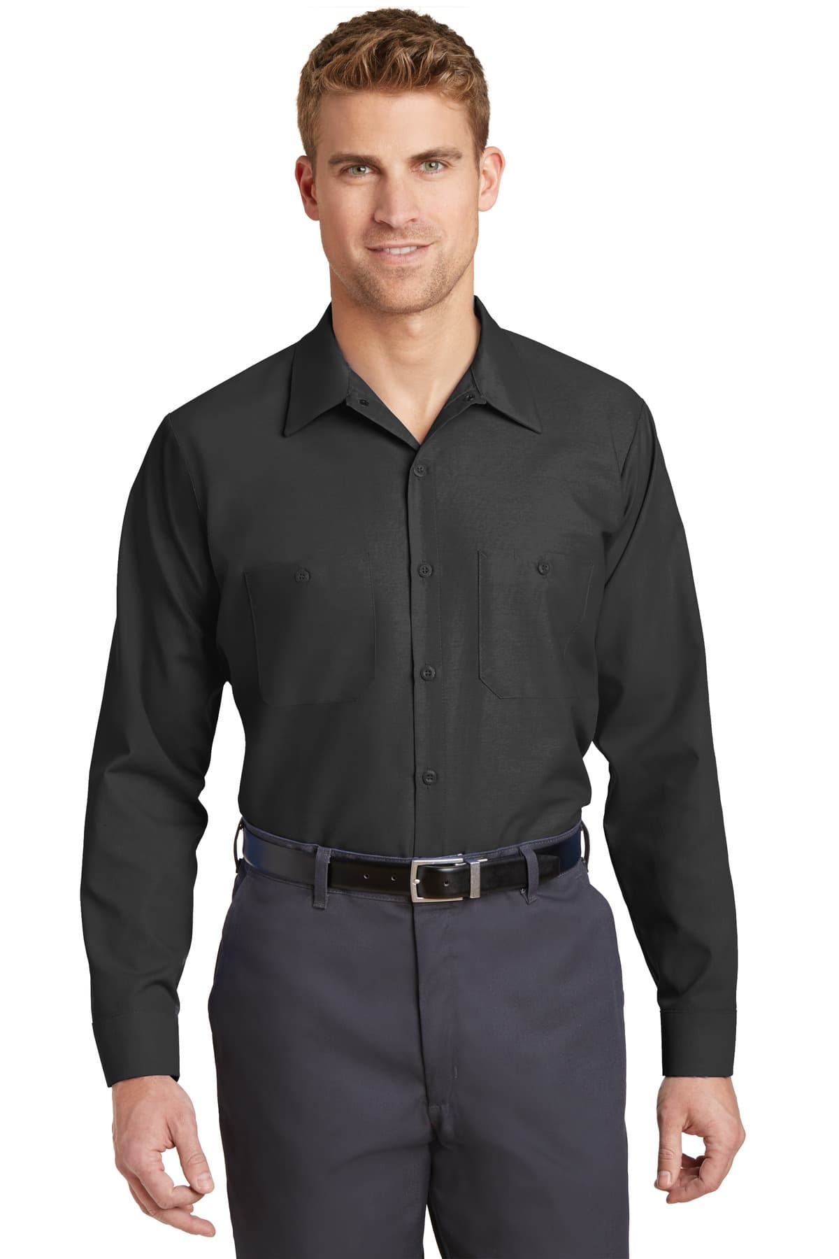 Red Kap ® Long Size, Long Sleeve Industrial Work Shirt. SP14LONG thumbnail 7