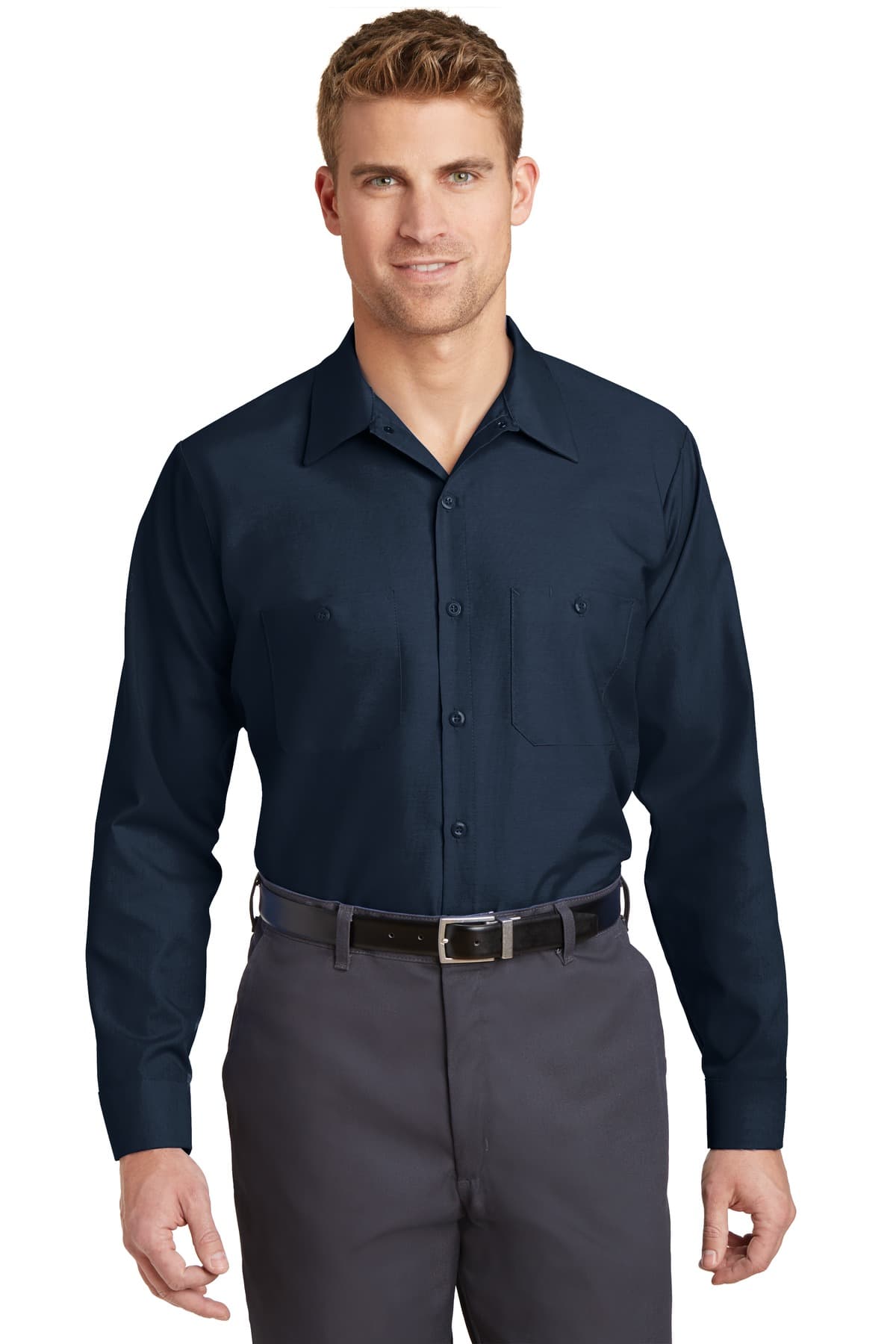 Red Kap ® Long Sleeve Industrial Work Shirt. SP14 thumbnail 6