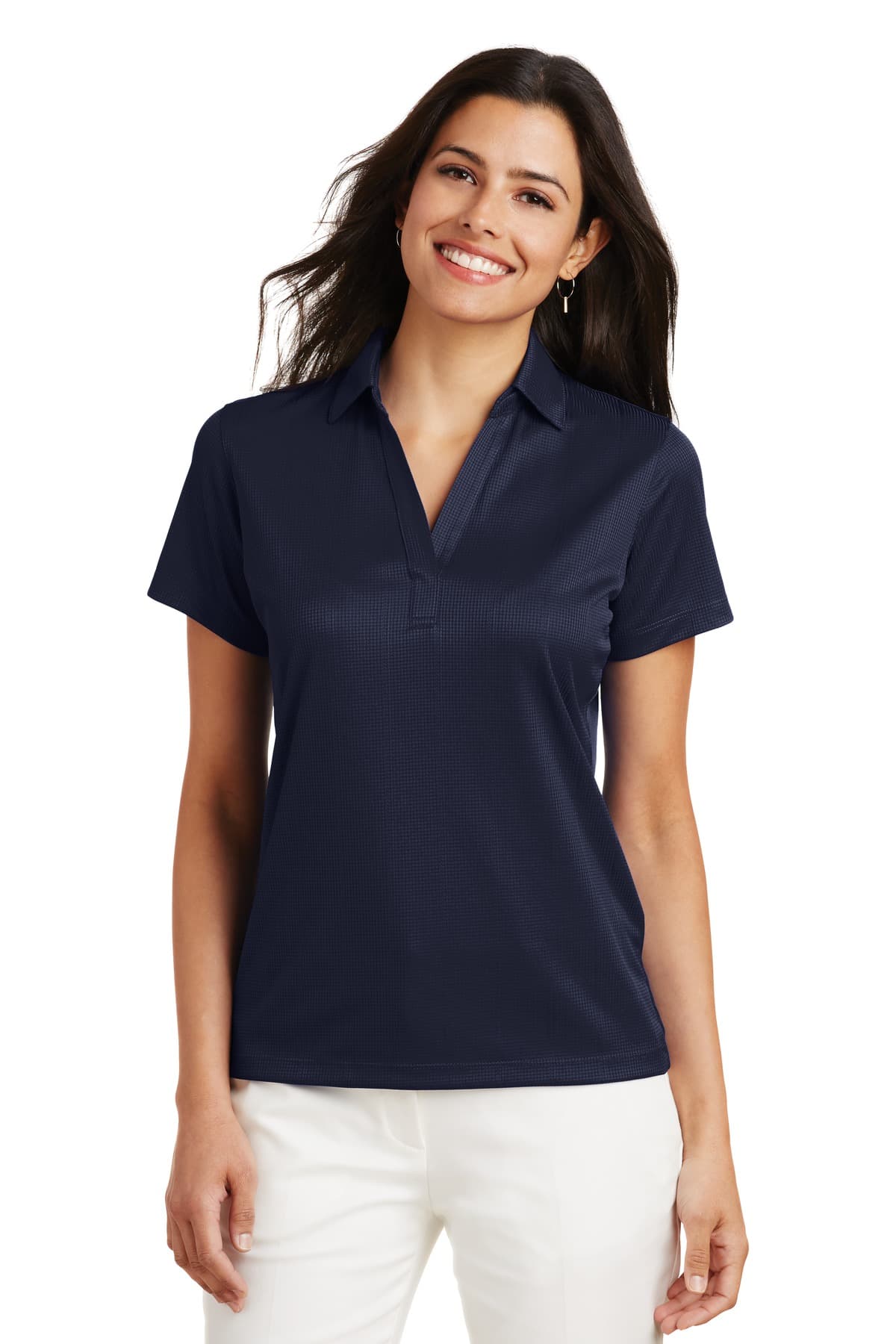 Port Authority ® Women's Performance Fine Jacquard Polo. L528 thumbnail 6