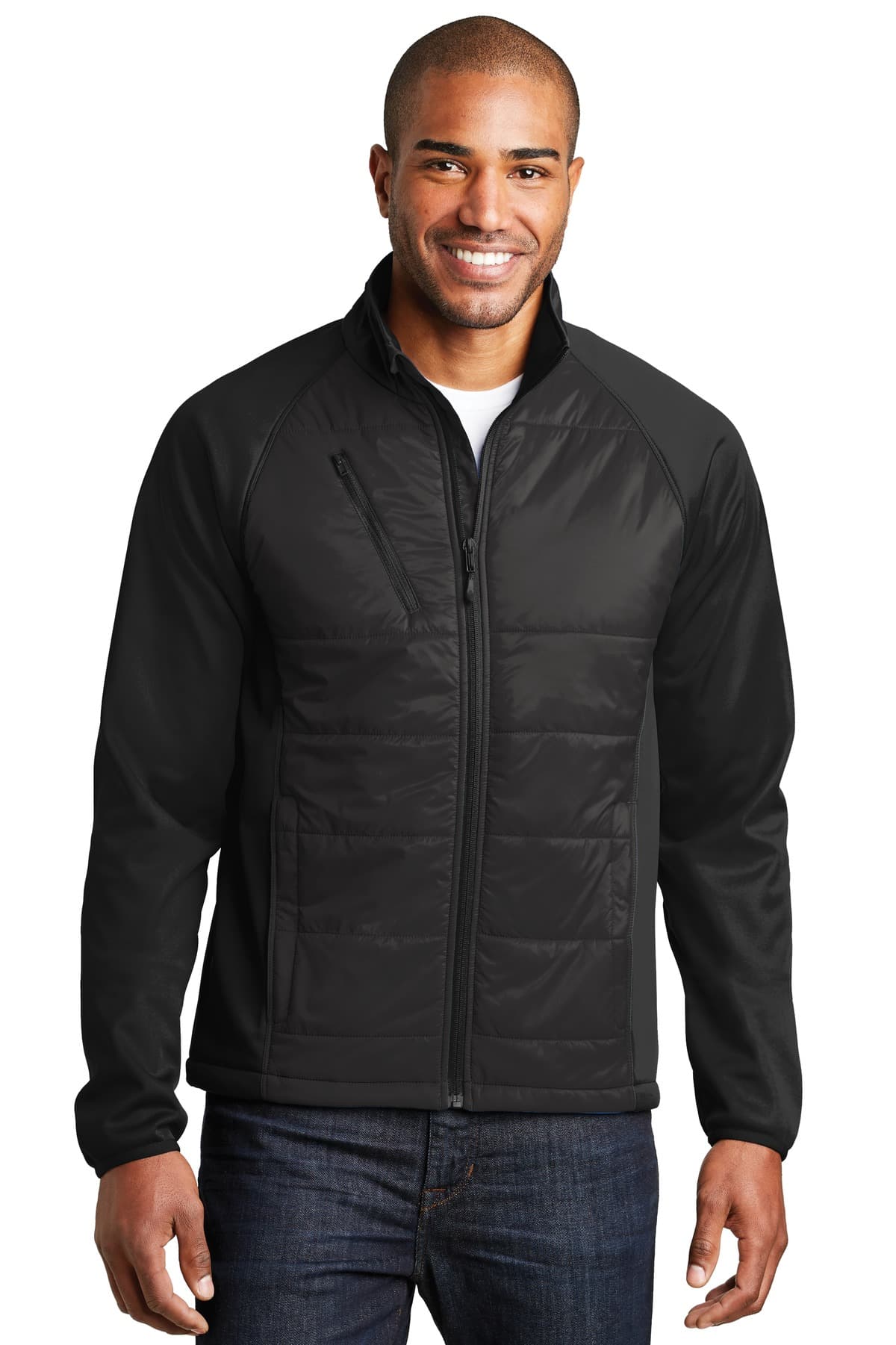 Port Authority ® Hybrid Soft Shell Jacket. J787 thumbnail 4