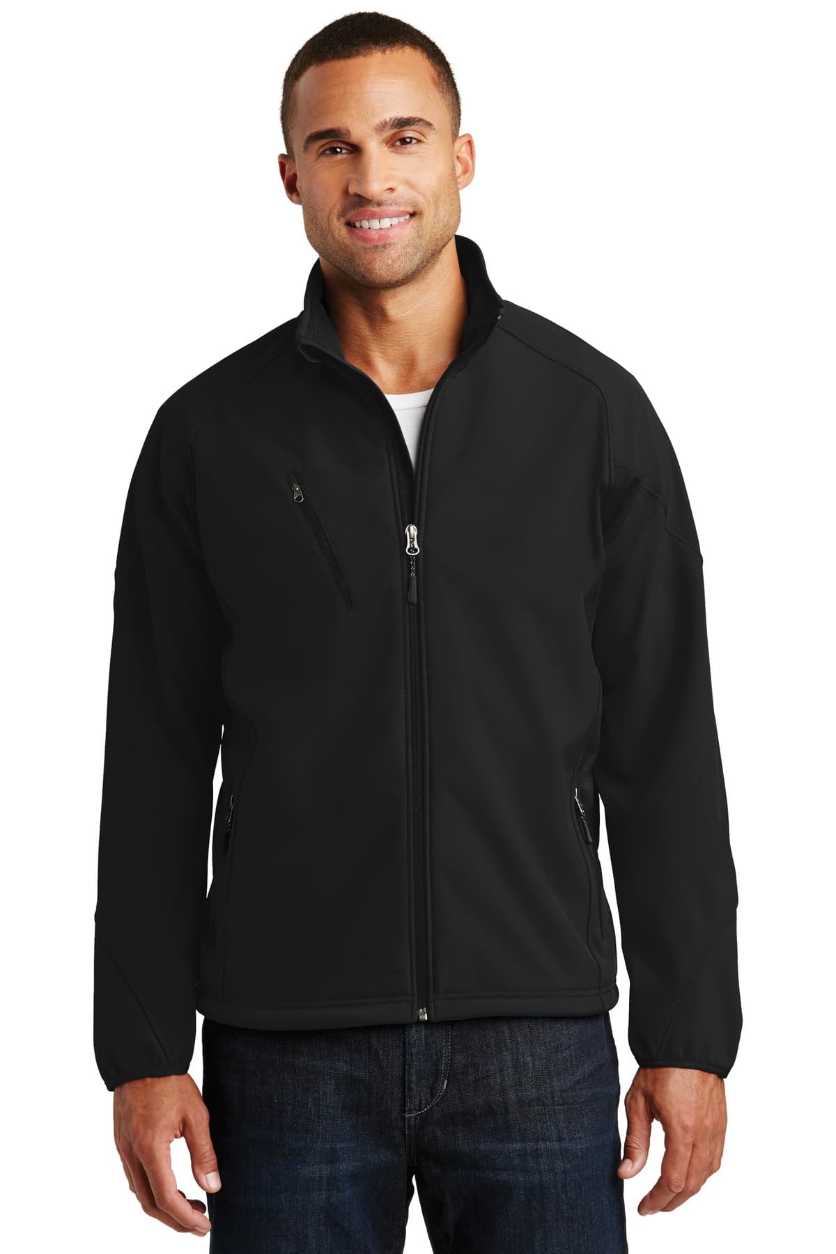 Port Authority ® Textured Soft Shell Jacket. J705 thumbnail 5