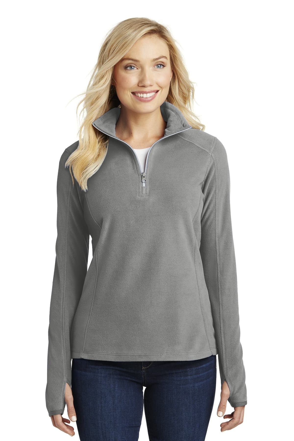Port Authority ® Women's Microfleece 1/2-Zip Pullover. L224 thumbnail 5