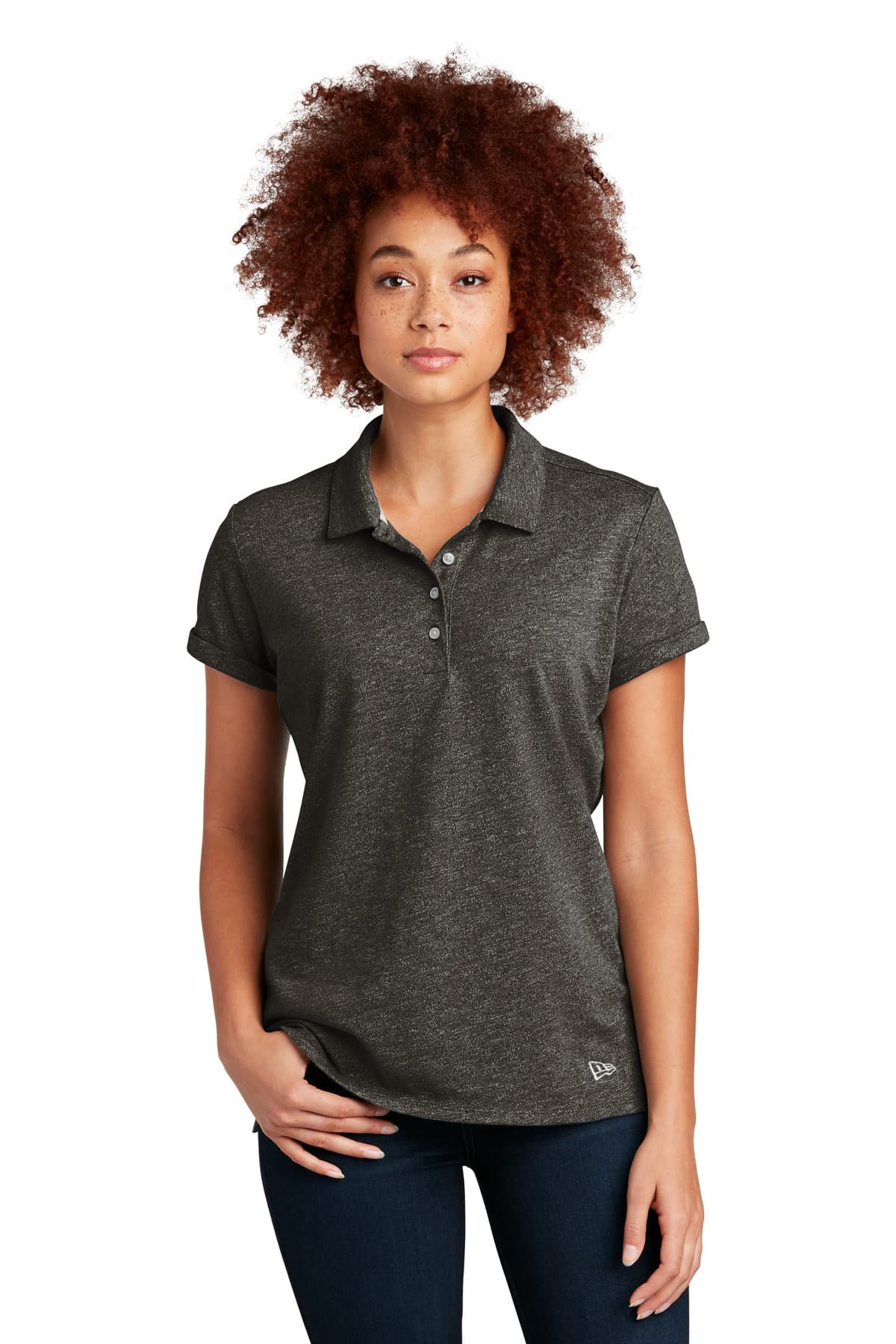 New Era ® Women's Slub Twist Polo LNEA301 thumbnail 4