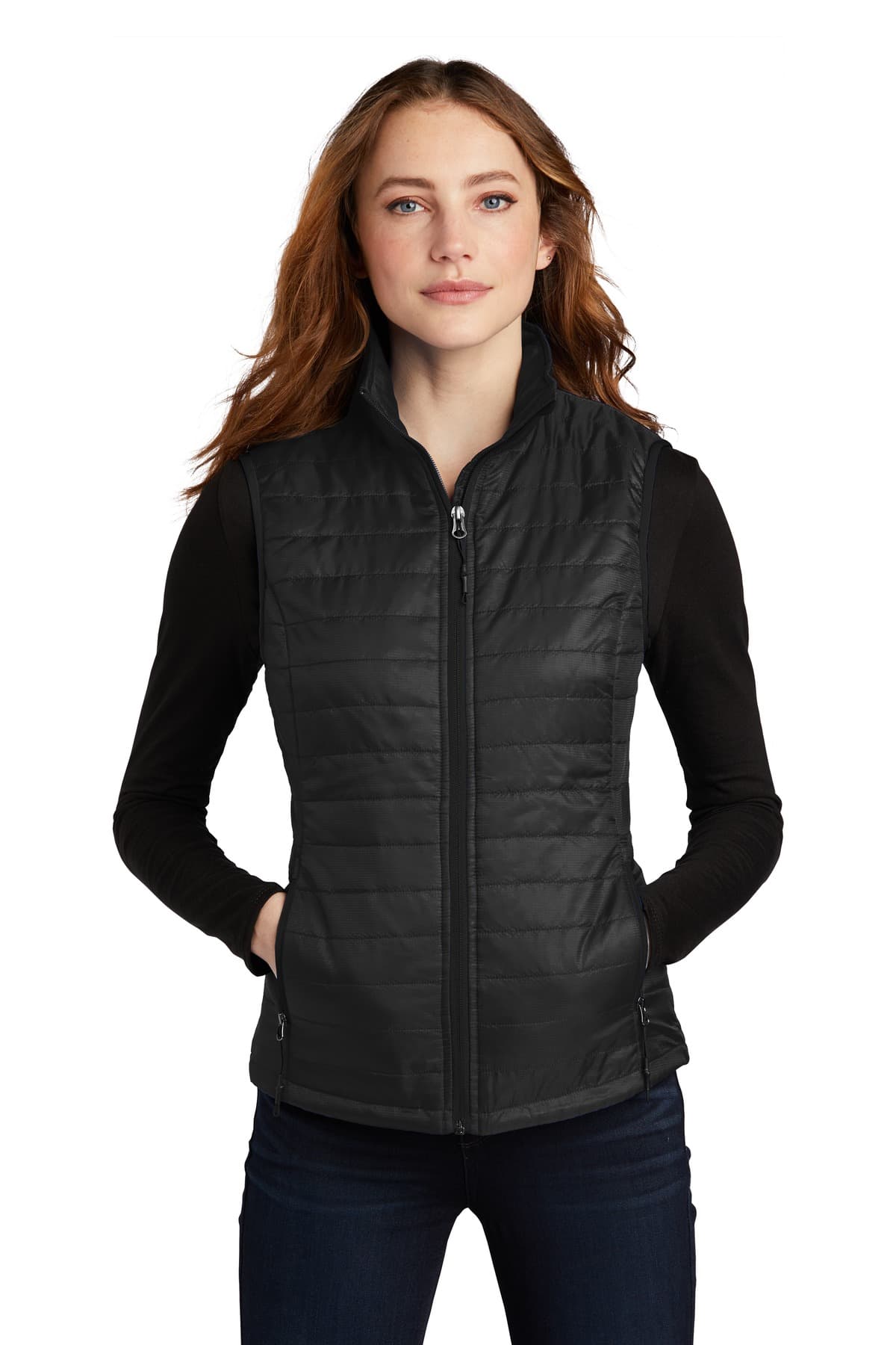 Port Authority ® Women's Packable Puffy Vest L851 thumbnail 4