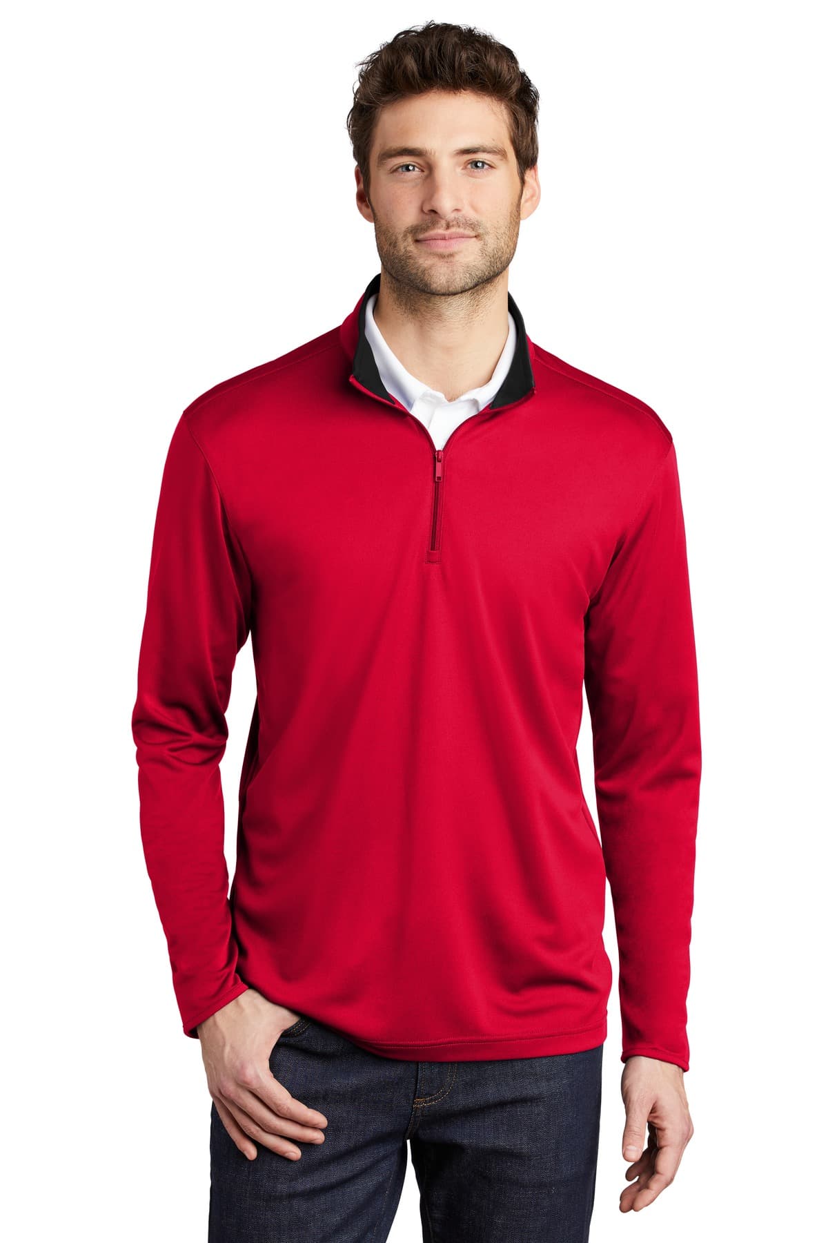 Port Authority ® Silk Touch ™ Performance 1/4-Zip K584 thumbnail 4