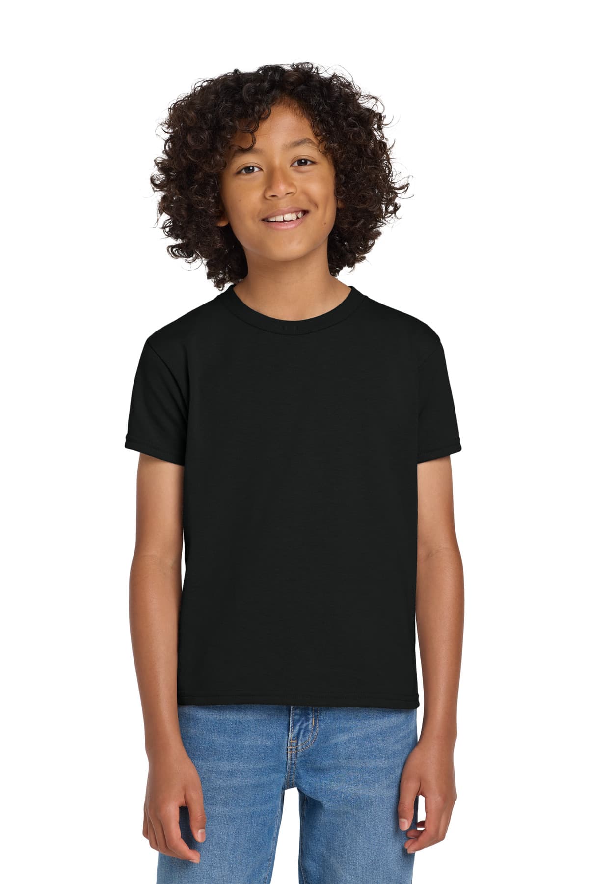 Gildan ® Youth DryBlend ® 50 Cotton/50 Poly T-Shirt. 8000B thumbnail 6