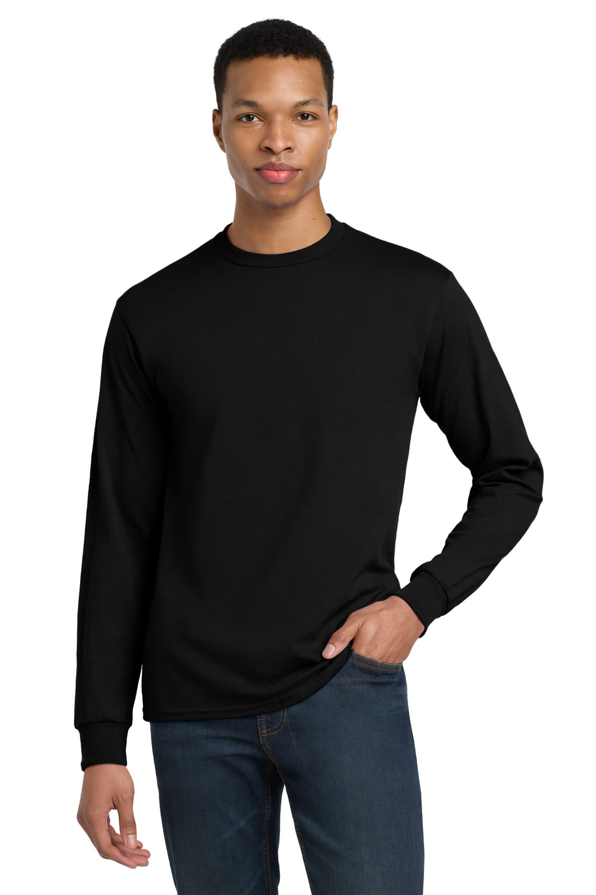 Gildan ® - DryBlend ® 50 Cotton/50 Poly Long Sleeve T-Shirt. 8400 thumbnail 6