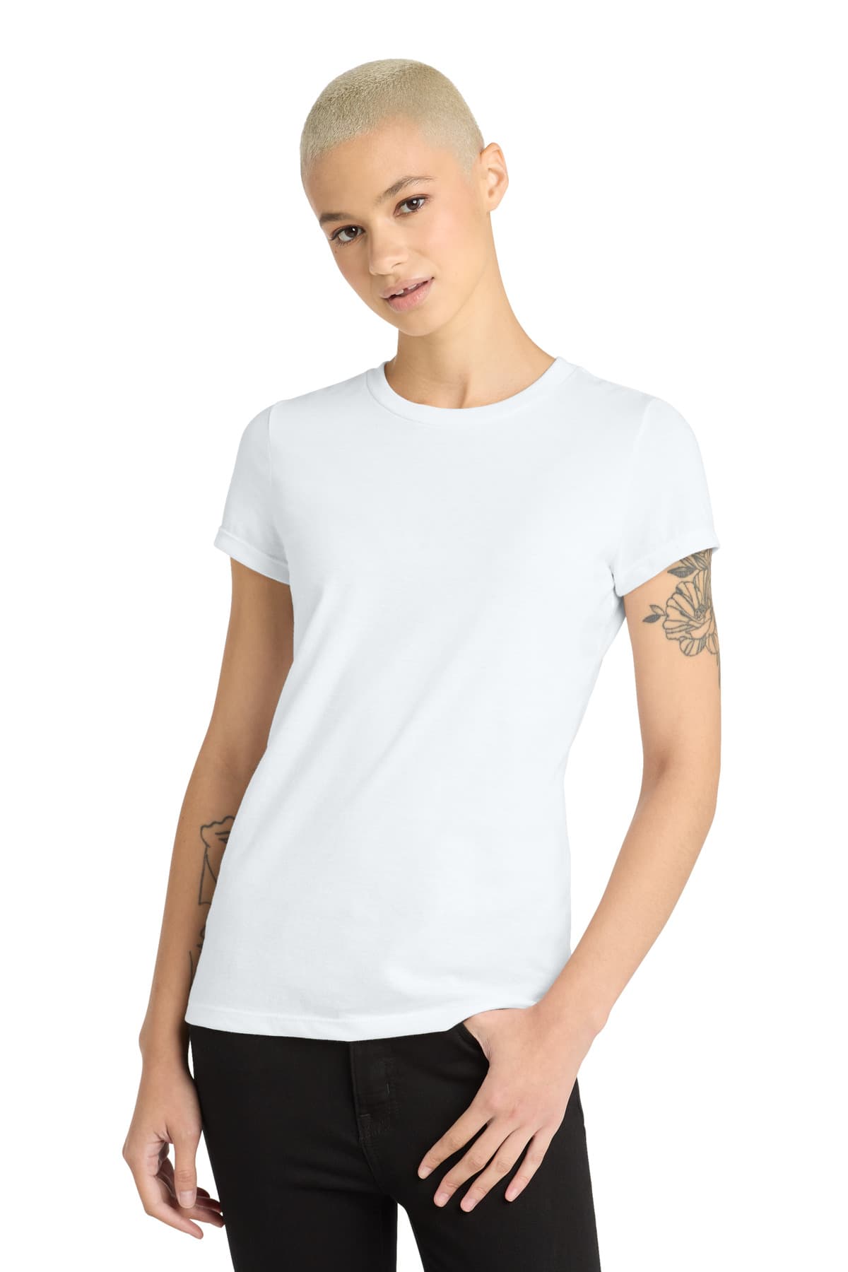 District ® Women's Perfect Blend ® CVC Tee. DM108L thumbnail 6