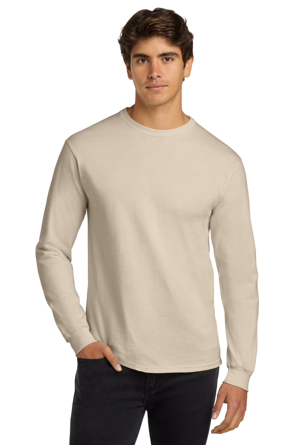 Gildan ® - Ultra Cotton ® 100% US Cotton Long Sleeve T-Shirt. G2400 thumbnail 7
