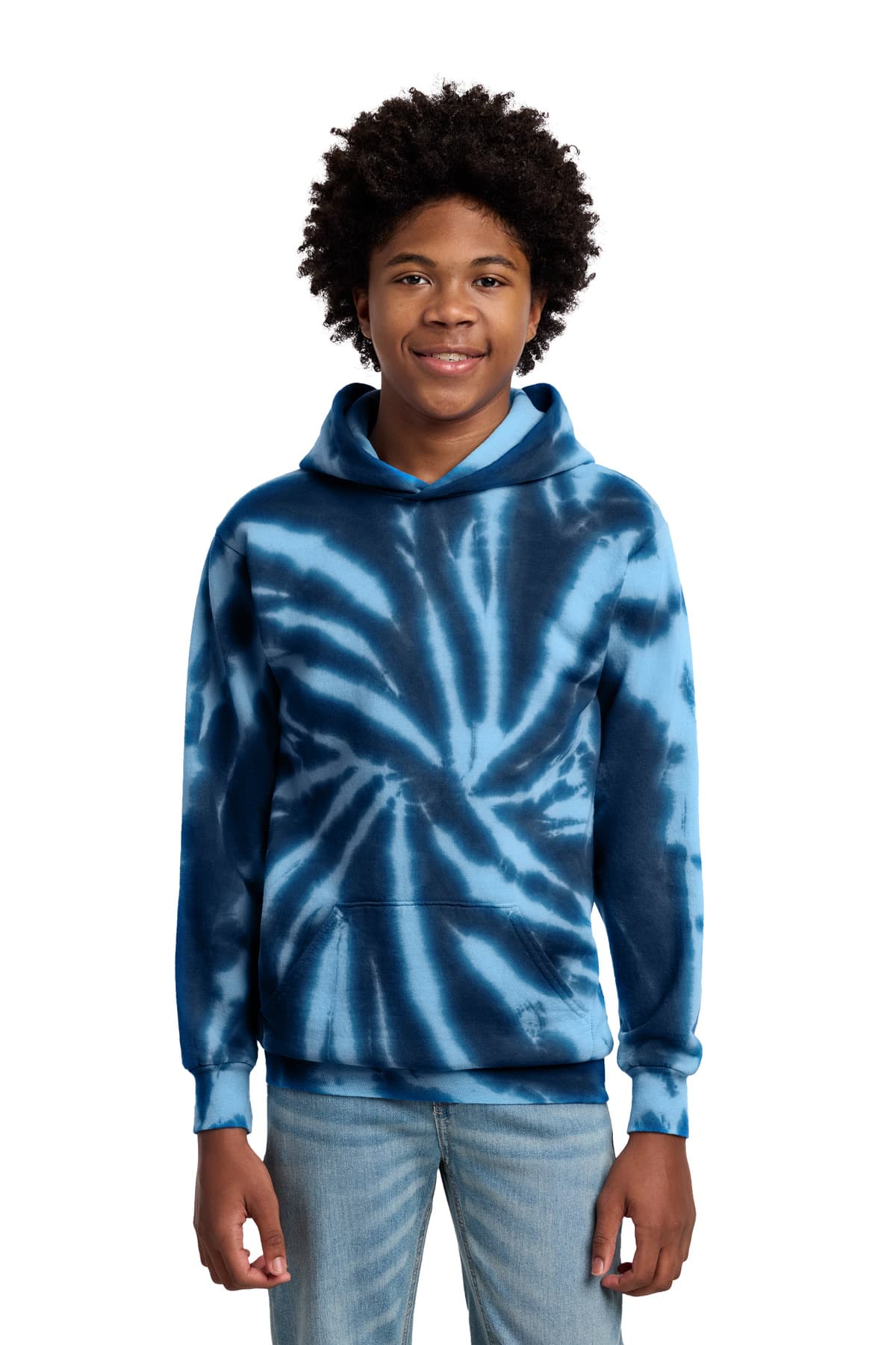Port & Co ™ Youth Tie-Dye Pullover Hooded Sweatshirt. PC146Y thumbnail 4